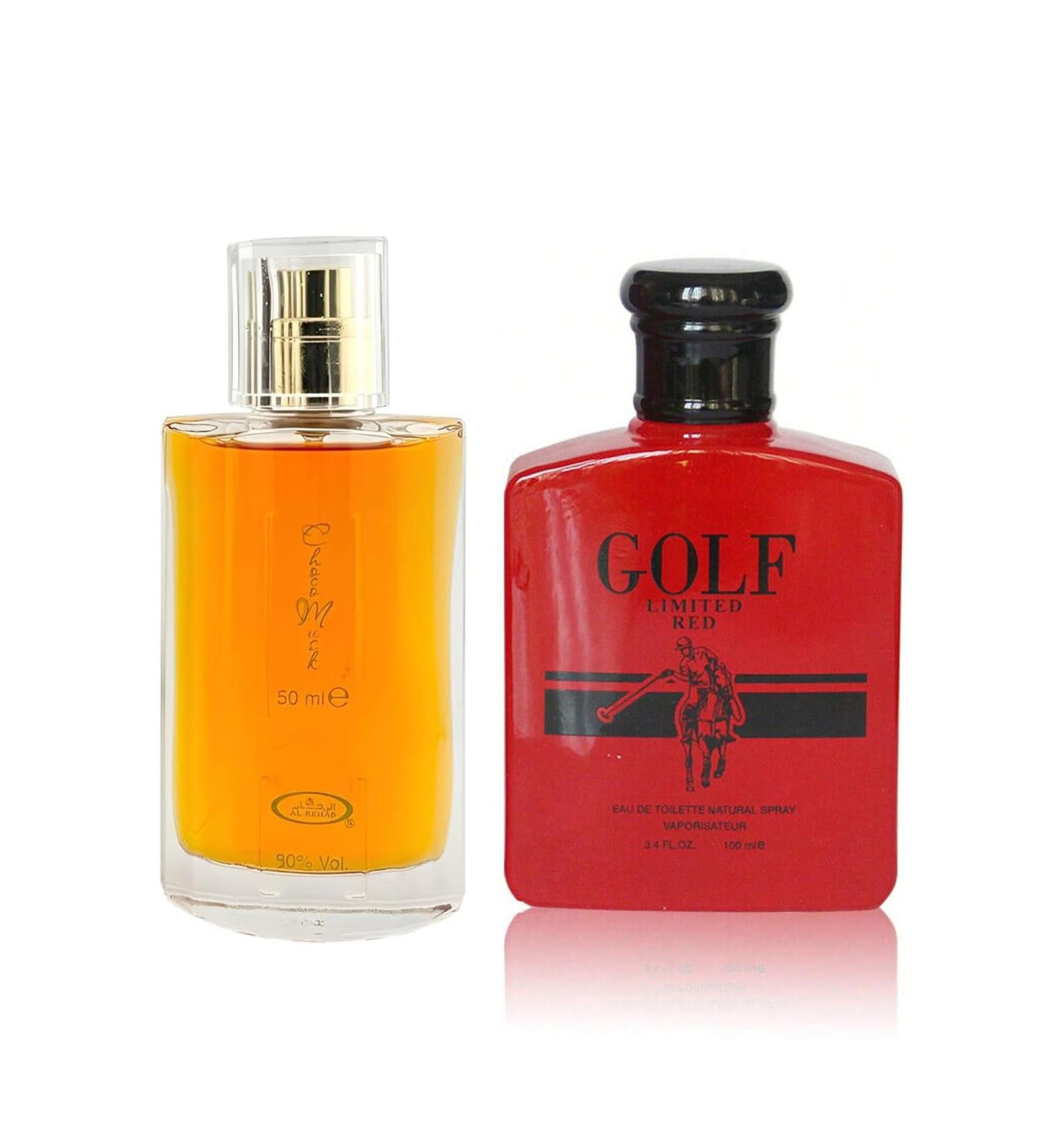 Choco Musk&Golf Limited Red Men s Cologne-Rich Chocolate & Musk Eau De Toilette Long-Lasting Scent Perfume for Men Elegant Bottle 3.4 Fl Oz Fragrance for Refined Occasions Choco Musk&Golf Limited Red 2.53 Fl Oz (Pack of 2) - Buy Online on GoSupps.com