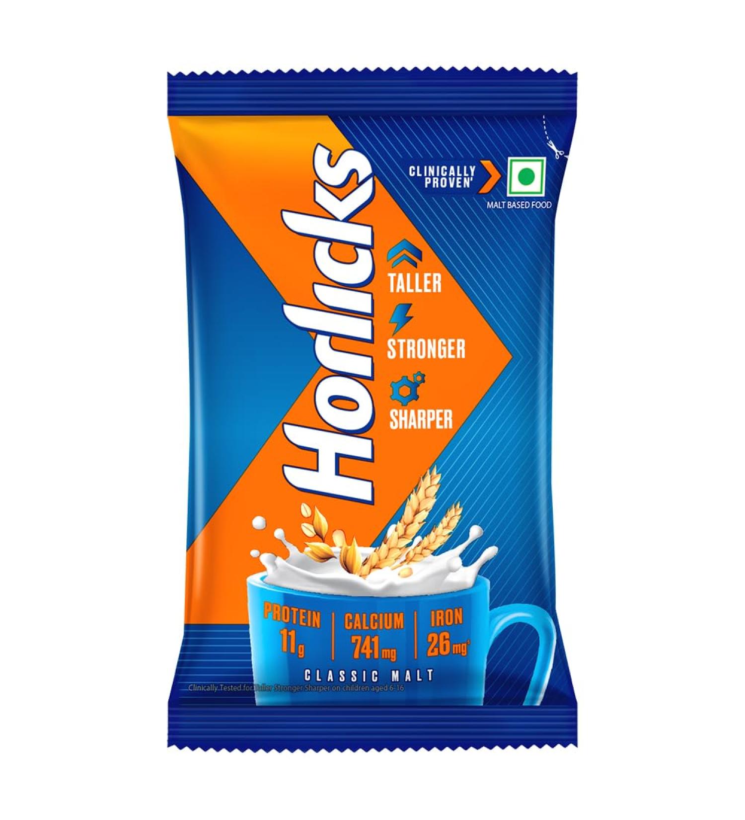Horlicks Classic Malt Standard 450 gm Pouch - Buy Online on GoSupps.com