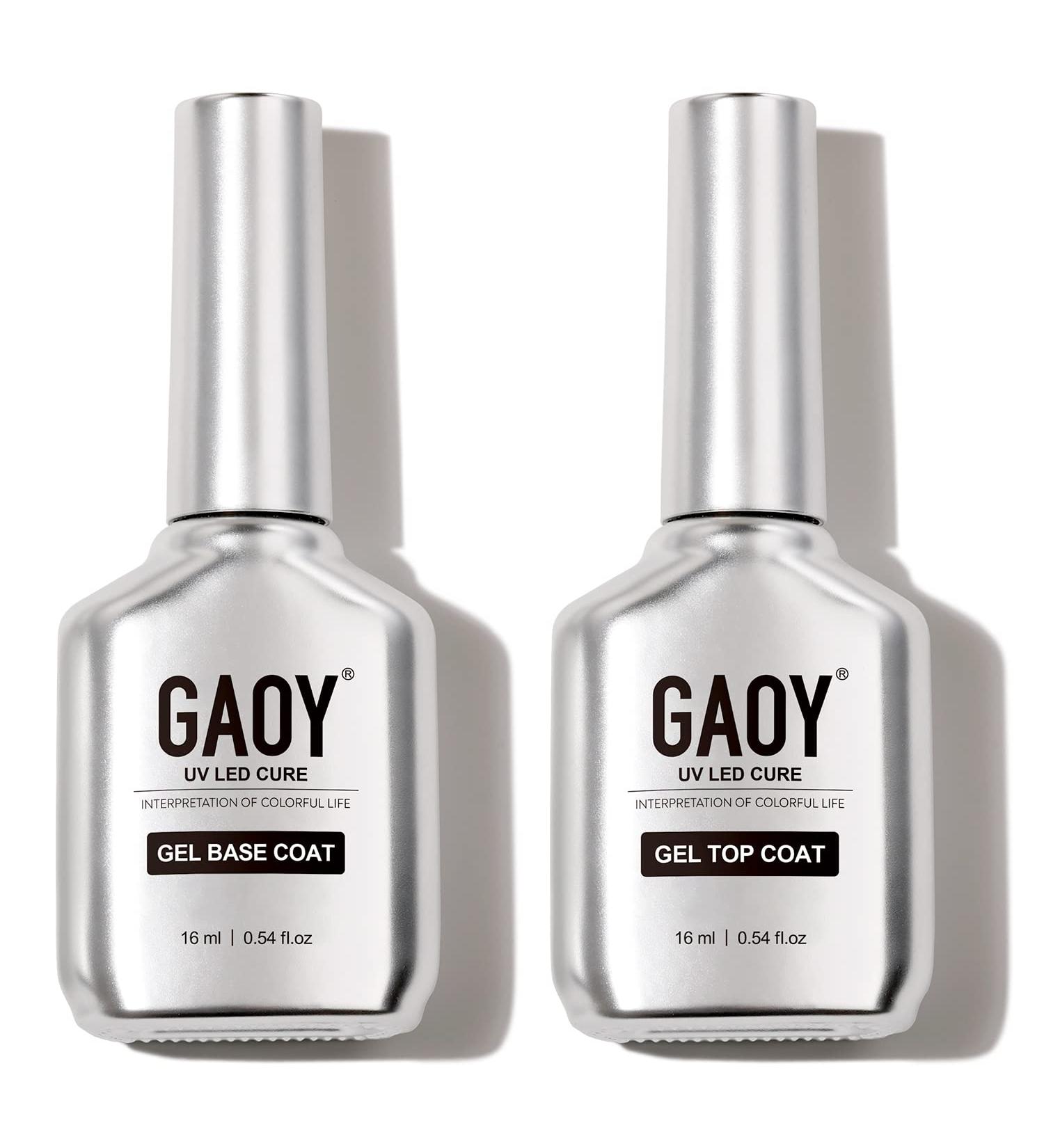 Gaoy Gel Nail Polish Set - 16ml 2 Pieces | No Wipe Primer & Glossy Finish | UV Light Cure | International Shipping - Buy Online on GoSupps.com