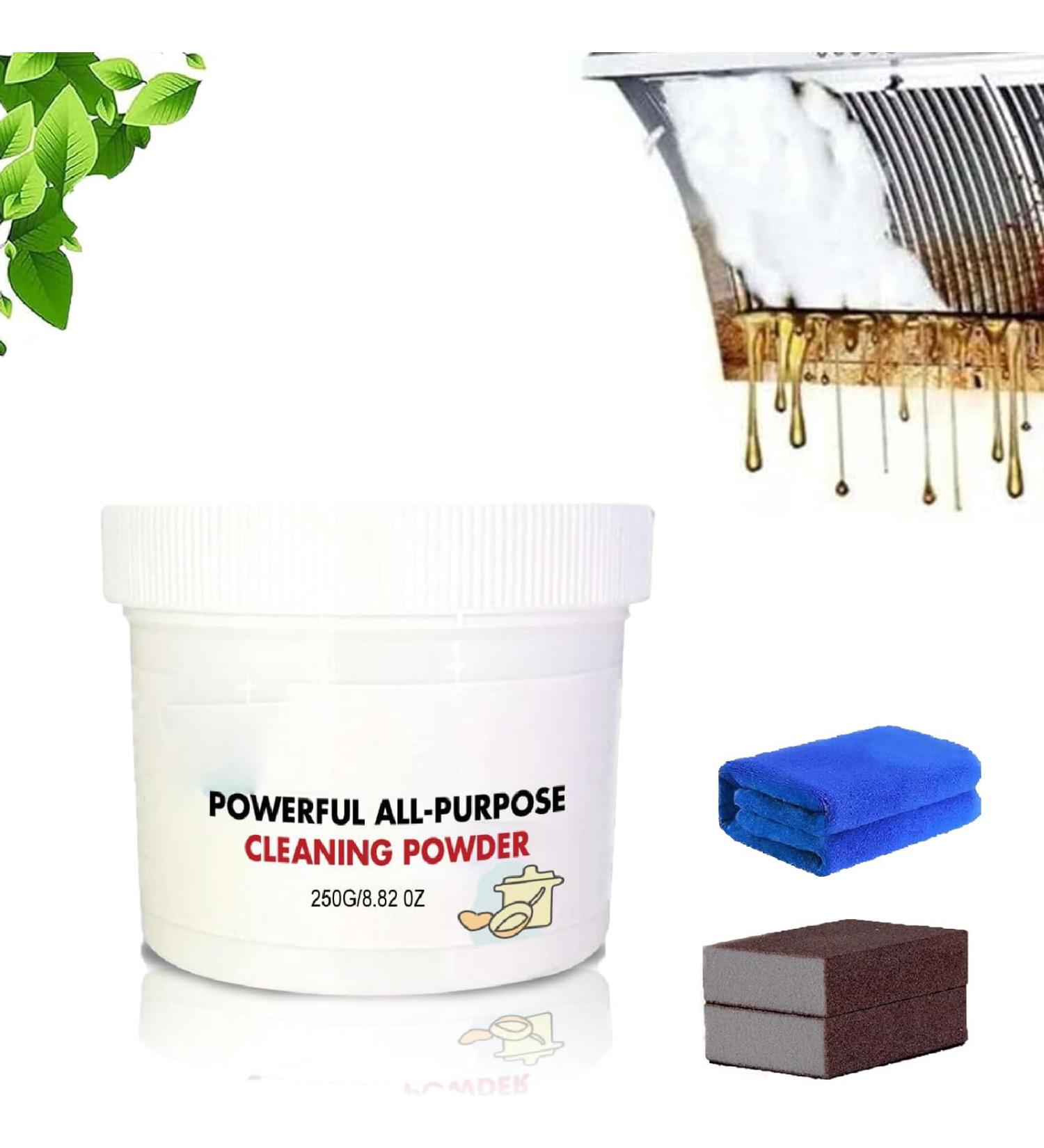 Peachloft Powerful Kitchen All-Purpose Cleaning Powder Powerful All Purpose Cleaning Powder Super Strong Kitchen Cleaner Powder All Purpose Stain Remover (250 g) - Buy Online on GoSupps.com