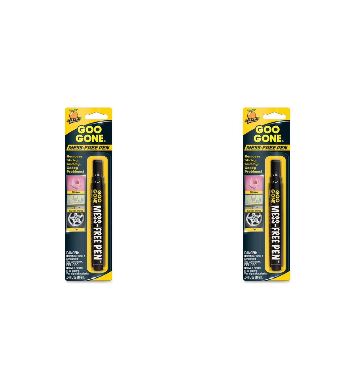 Magic American GGPEN Goo Gone Spray Gel Non Drip Mess Free Pen 10ml 2 Packs