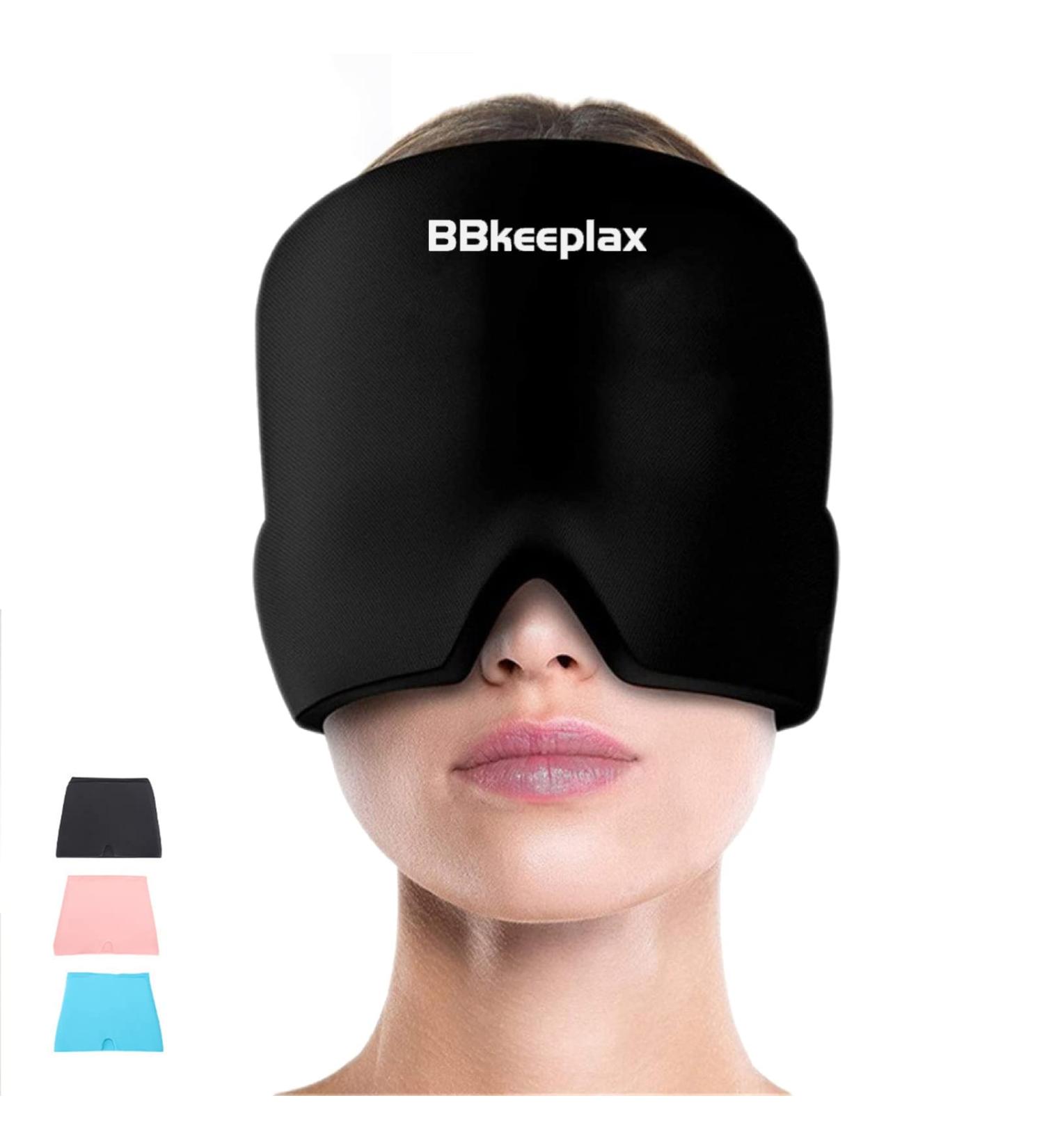 Migraine Relief Headache Hat - Gel Ice Pack for Cold Compress Therapy, Stress and Anxiety Relief - Sinus and Puffy Eyes Treatment - Buy Online on GoSupps.com