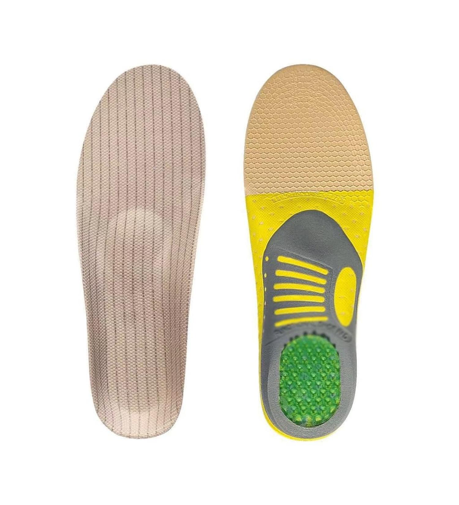 Flat Foot Correction Insole for Men & Women - Sports Arch Massage Breathable & Sweat-Absorbing - Size 35 White Dinosaur Doodle - Buy Online on GoSupps.com