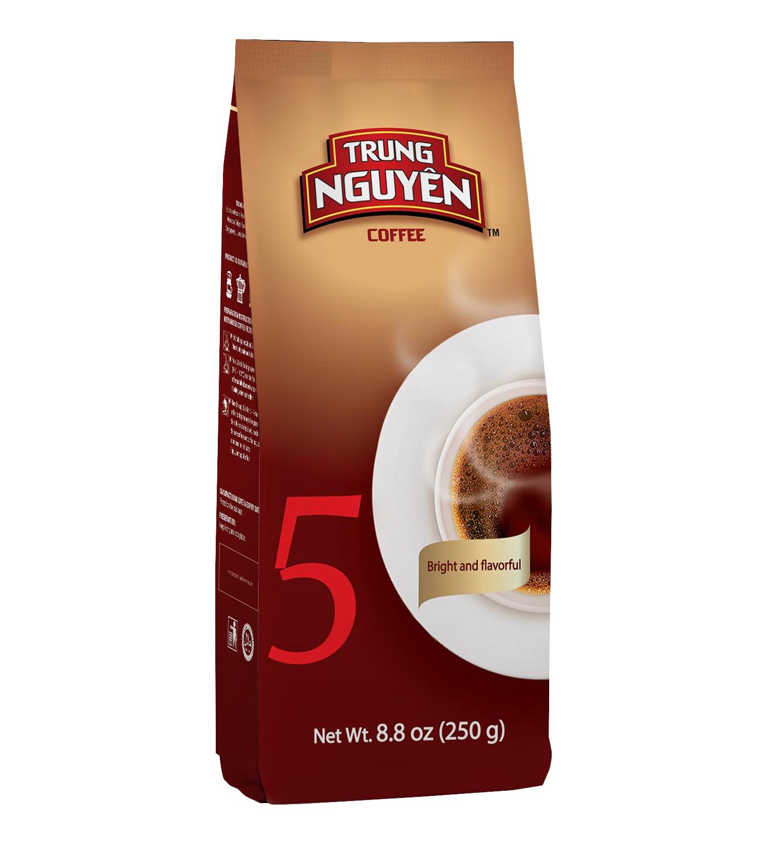 TRUNG NGUYEN Coffee Roasted & Ground Creative 5 1 X 250 G - Buy Online on GoSupps.com