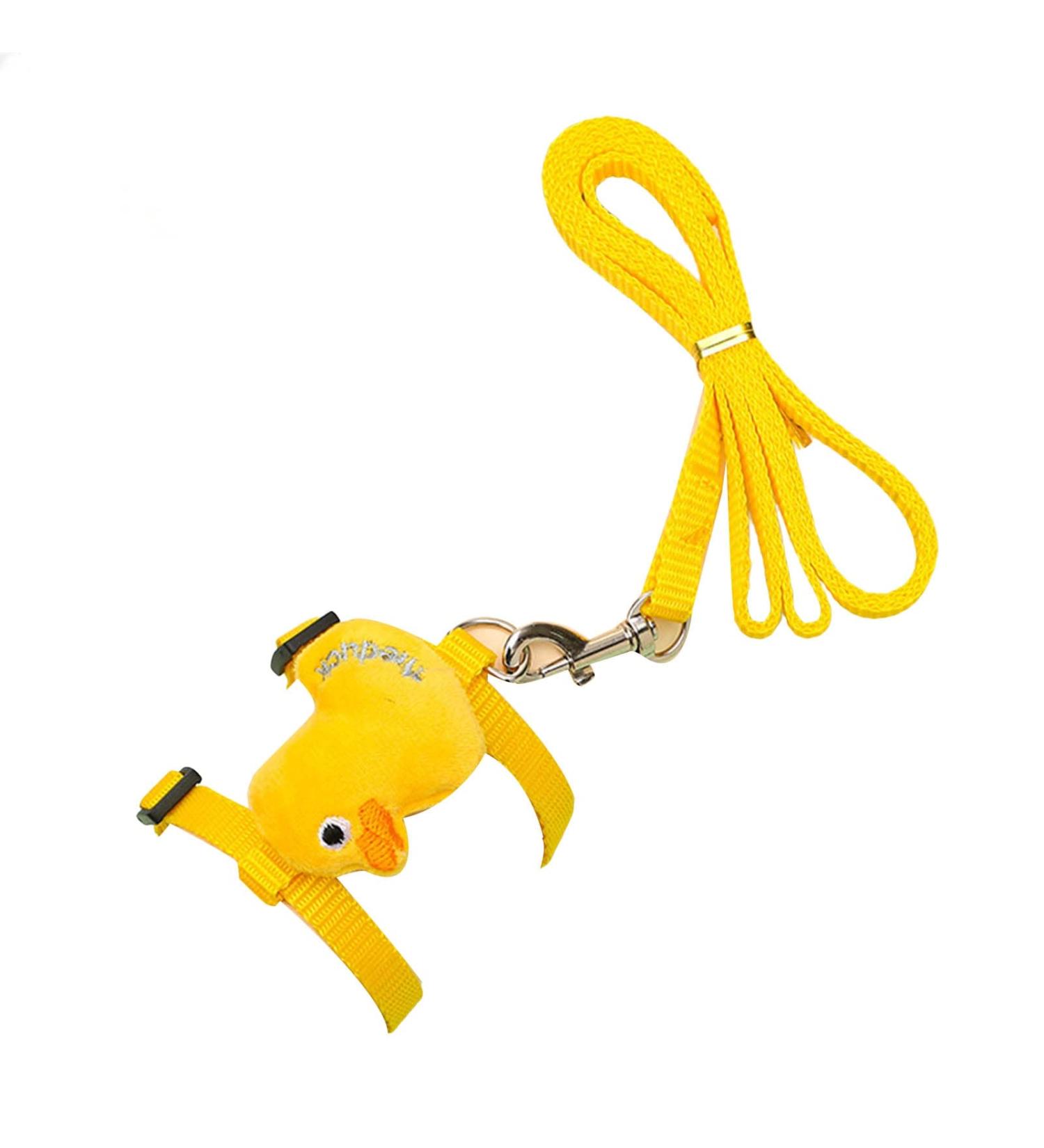 Luojuny rabbit traction line firm towing adjustable pineapple doll pet cat rabbit chest strap traction rope kit pet requirement yellow with yellow