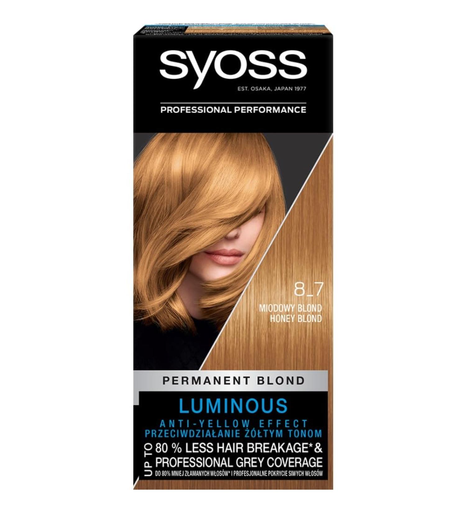 Syoss Permanent Color 8.7 Honey Blonde 115 ml