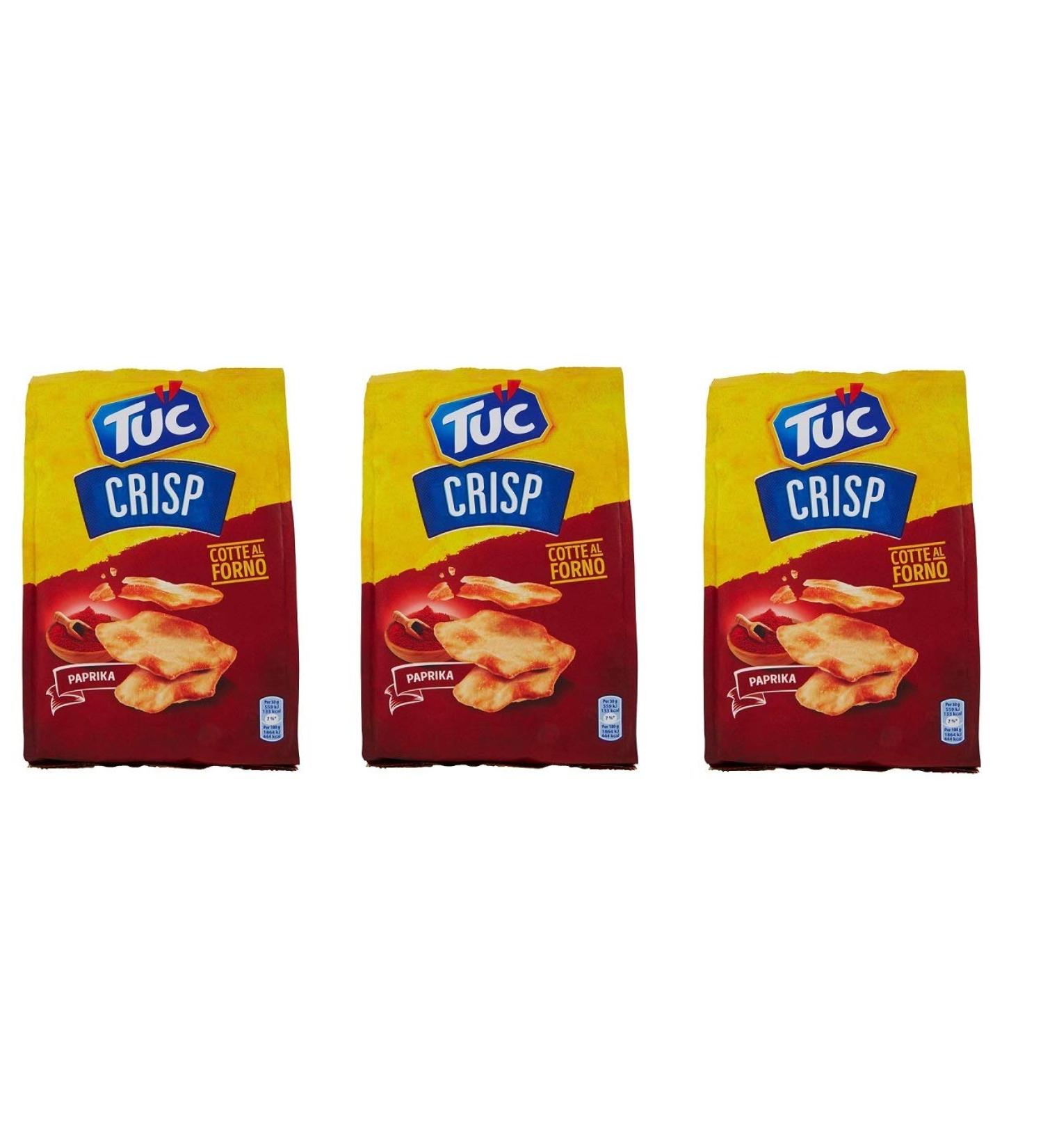 TUC Crisp Pack of 3 Paprika Salt Shakers 100g