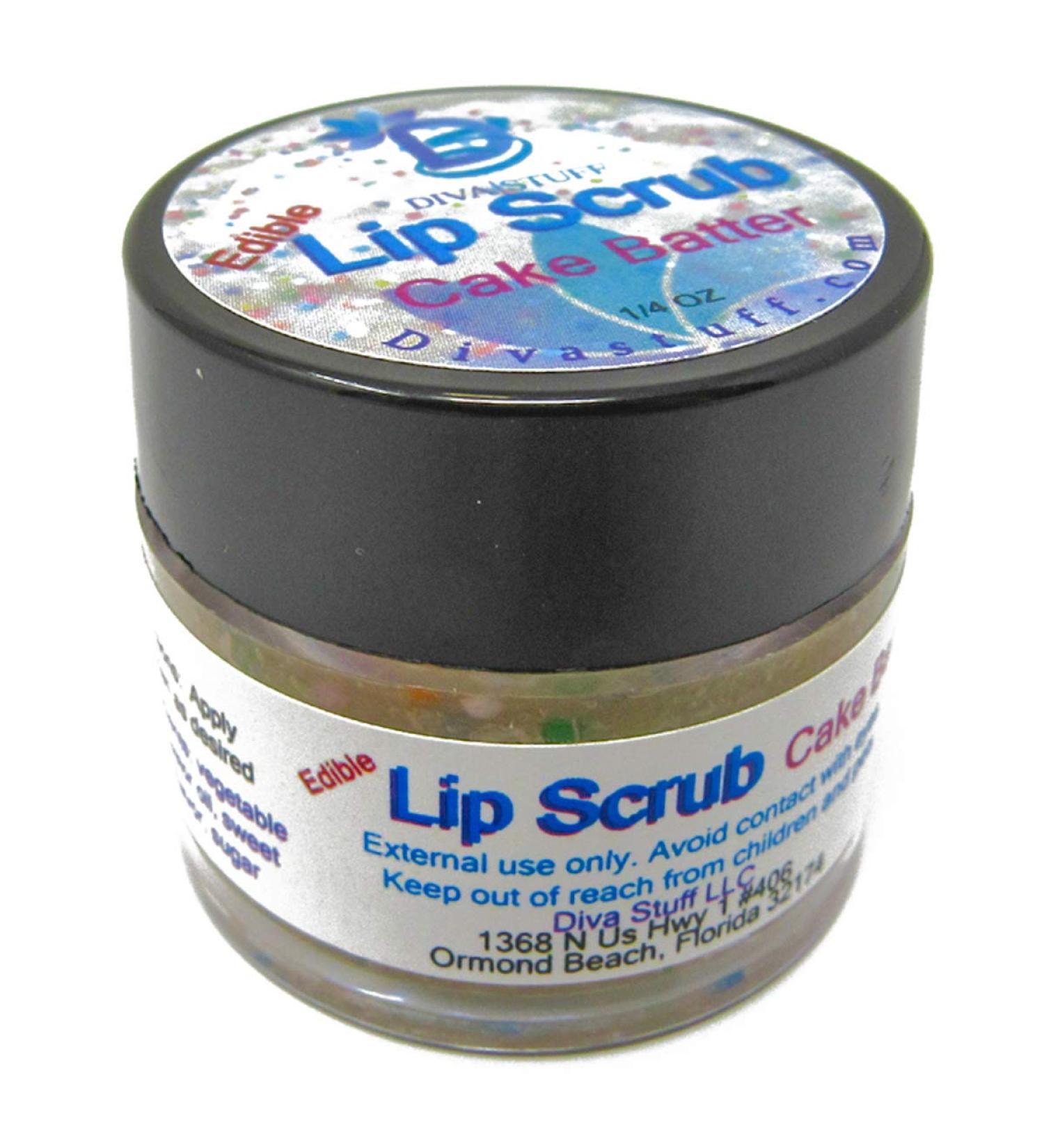 Diva Stuff Ultra Hydrating Lip Scrub for Soft Lips Gentle Exfoliation Moisturizer & Conditioner Cake Batter Flavor oz (Made in the USA) - Buy Online on GoSupps.com