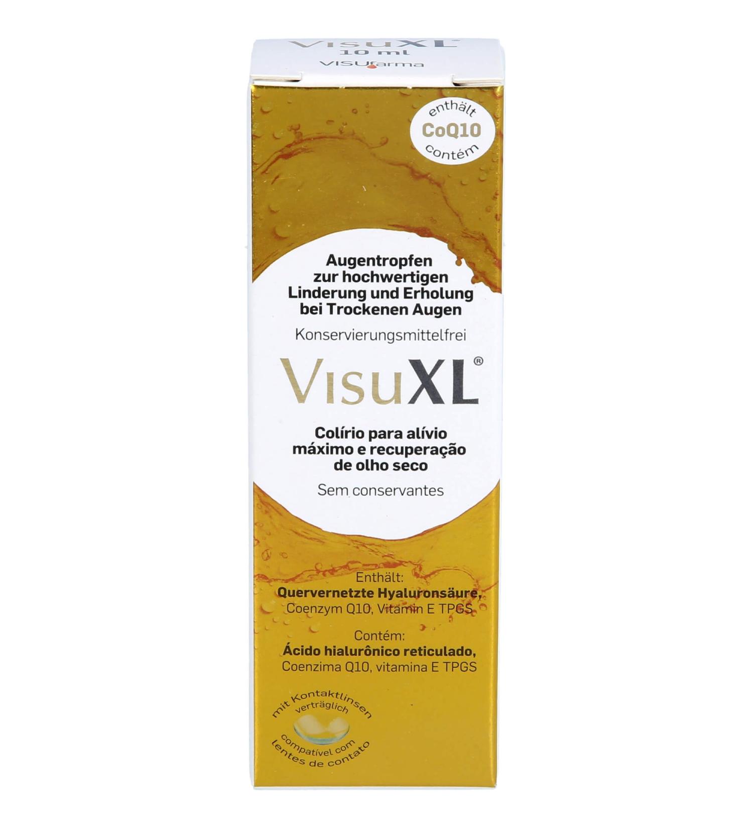 VisuXL Eye Drops - Cross-Linked Hyaluronic Acid & Coenzyme Q10 | 5ml - Buy Internationally - Buy Online on GoSupps.com