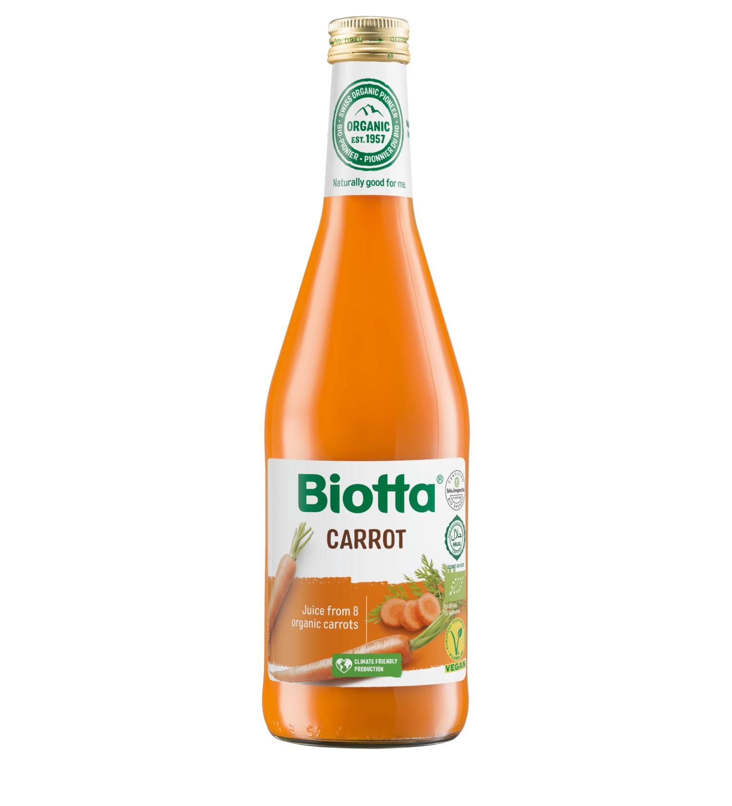 Biotta - Naturals - Carrot Juice - 500ml - Buy Online on GoSupps.com