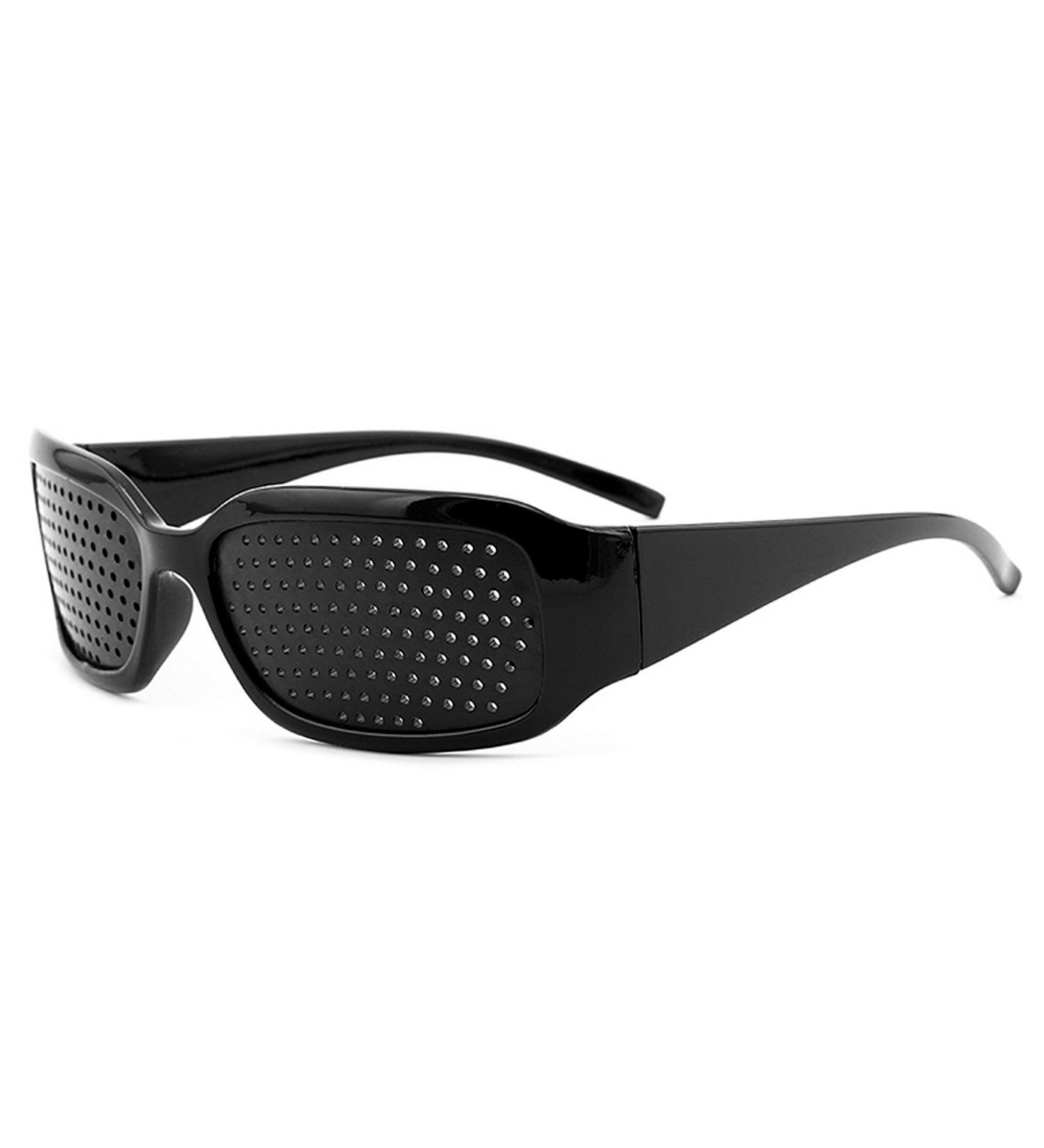 Grenhaven Black Pinhole Glasses for Eye Training | Improve Vision Naturally - Buy Online on GoSupps.com