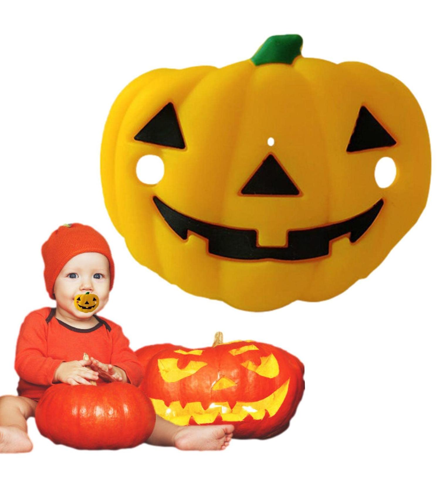 Xiaocao Cute Halloween Baby Pacifier - Fun Pumpkin Decor for Babies | International Shipping - Buy Online on GoSupps.com