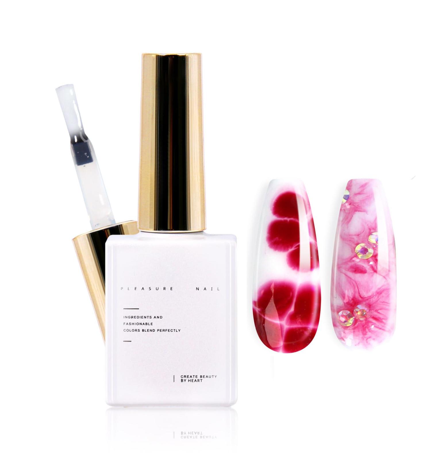 U-Shinein 15ml Nail Blooming Gel Nail Art Gel Polish Blossom Gel UV Soak Off Nail Art Manicure White White 1 - Buy Online on GoSupps.com