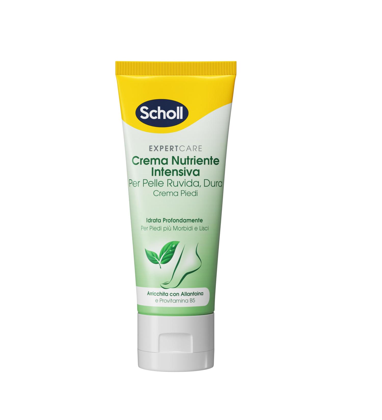 Dr AS Scholl's Scholl Intensive nourishing cream enriched with urea vitamin E and provitamin complex B5 for smoothing rough and hard skin deep moisture for softer and smoother feet 75 ml - Buy Online on GoSupps.com