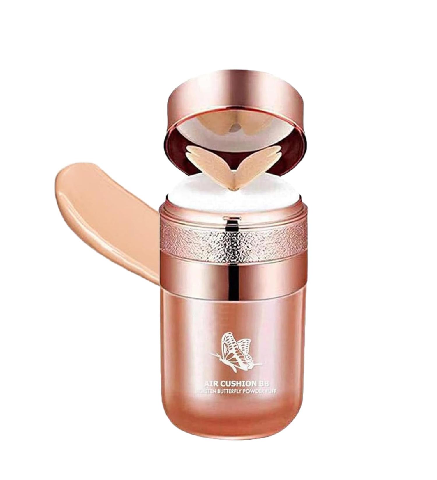 IFFANY Butterfly Air Cushion BB Cream Air Cushion CC Cream Foundation Butterfly Air Cushion Moisturizing Foundation Concealer Moisturizing Foundation with Long Lasting Coverage - Buy Online on GoSupps.com