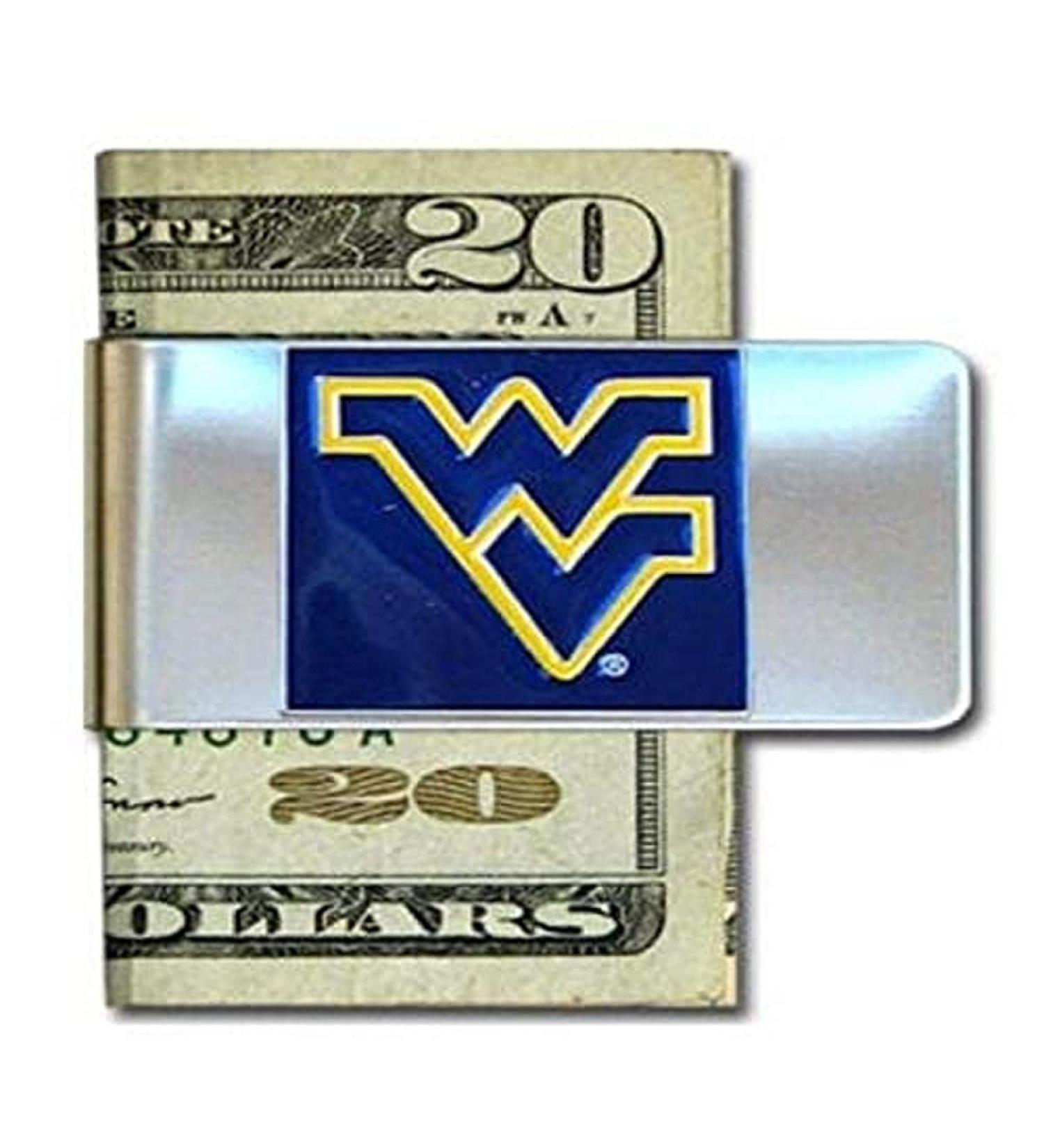 Siskiyou Sports NCAA Steel Money Clip west-va-mountaineers