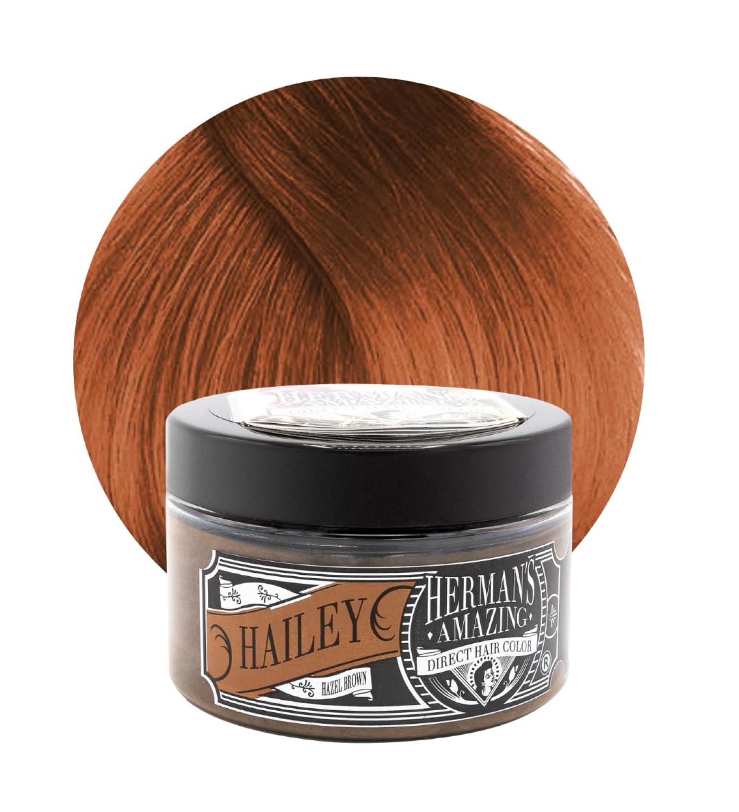 Buy Hermans Hailey Hazel Brown Semi-Permanent Conditioner (115ml) - Premium Chestnut Brown Hair Color - International Shipping Available - Buy Online on GoSupps.com