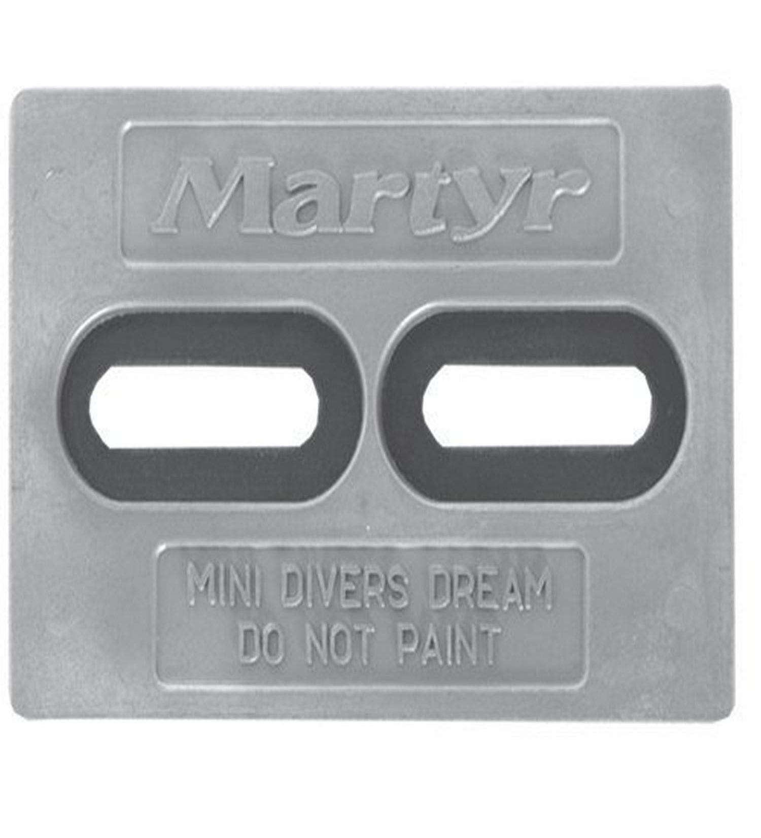 Martyr CMDIVERMINIA, Aluminum Alloy Pleasurecraft Mini Divers Dream Slotted Bolt-on , 1/2- Inch X 4- Inch X 6- Inch