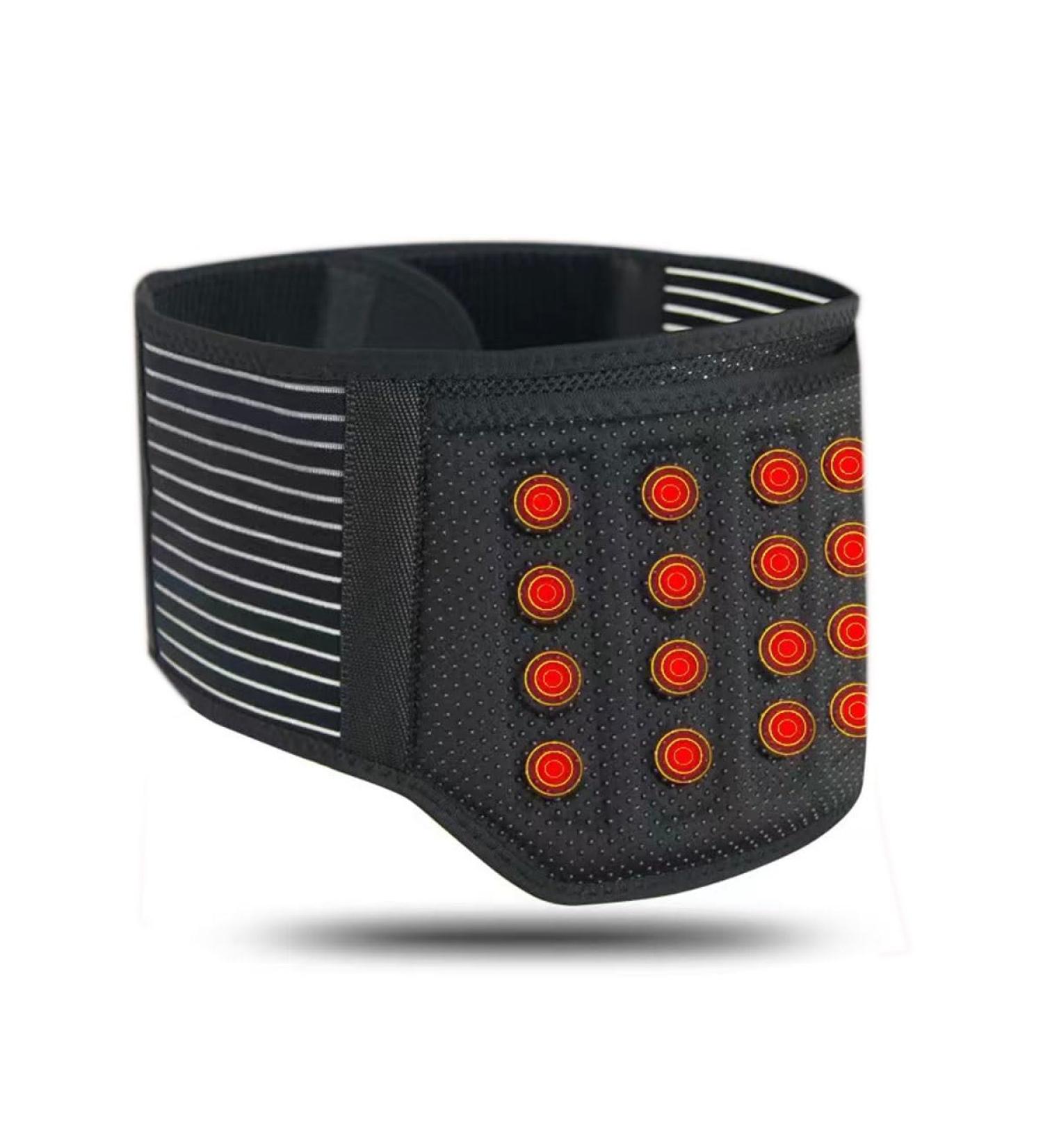 Adjustable Wgust Lumbar Support Belt Self-Heating Magnetic Therapy for Pain Relief | Black XL/X-Large for Men & Women Ideal for Herniated Disc & Back Injuries - Buy Online on GoSupps.com