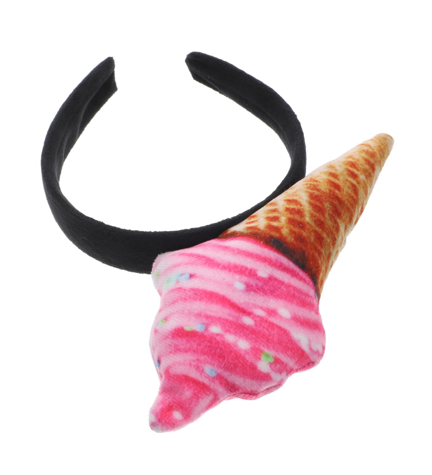 FRCOLOR Ice Cream Headband for Girls Spa Headband Makeup Headband Women's Headbands for Hair Headband for Women Vegetable Headwear Accessories - Buy Online on GoSupps.com