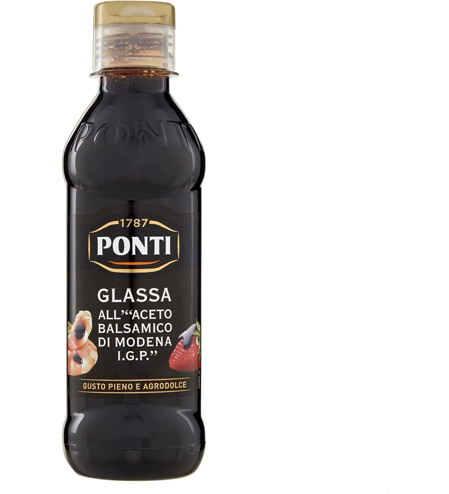Ponti Aceto Modena Balsamic Vinegar Sauces 250 ml (Pack of 12) - Buy Online on GoSupps.com