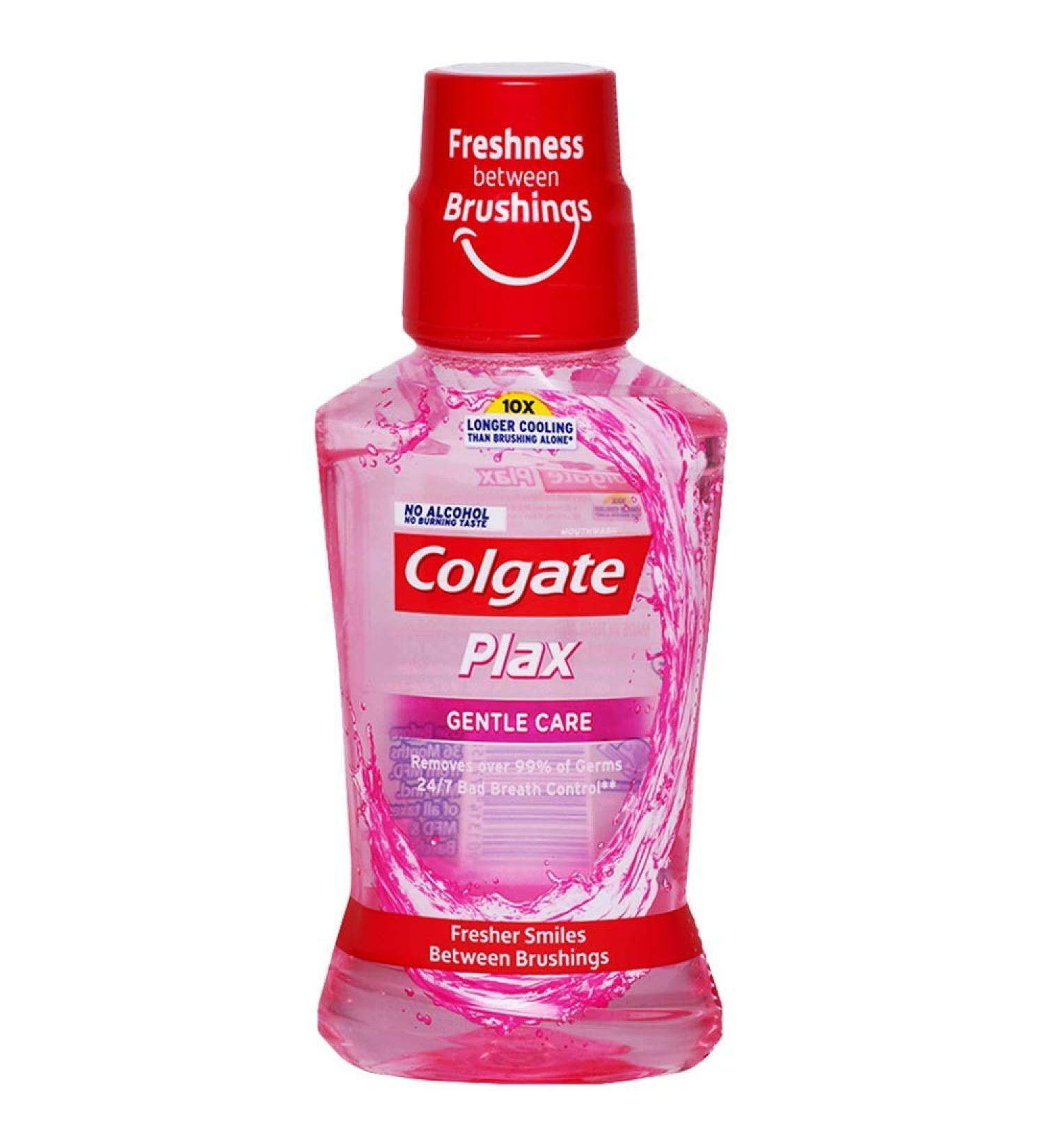 Colgate Plax Sensitive Alcohol-Free Mouthwash 250ml - Gentle Care for Fresh Smiles & 99% Germ Removal - Buy Online on GoSupps.com