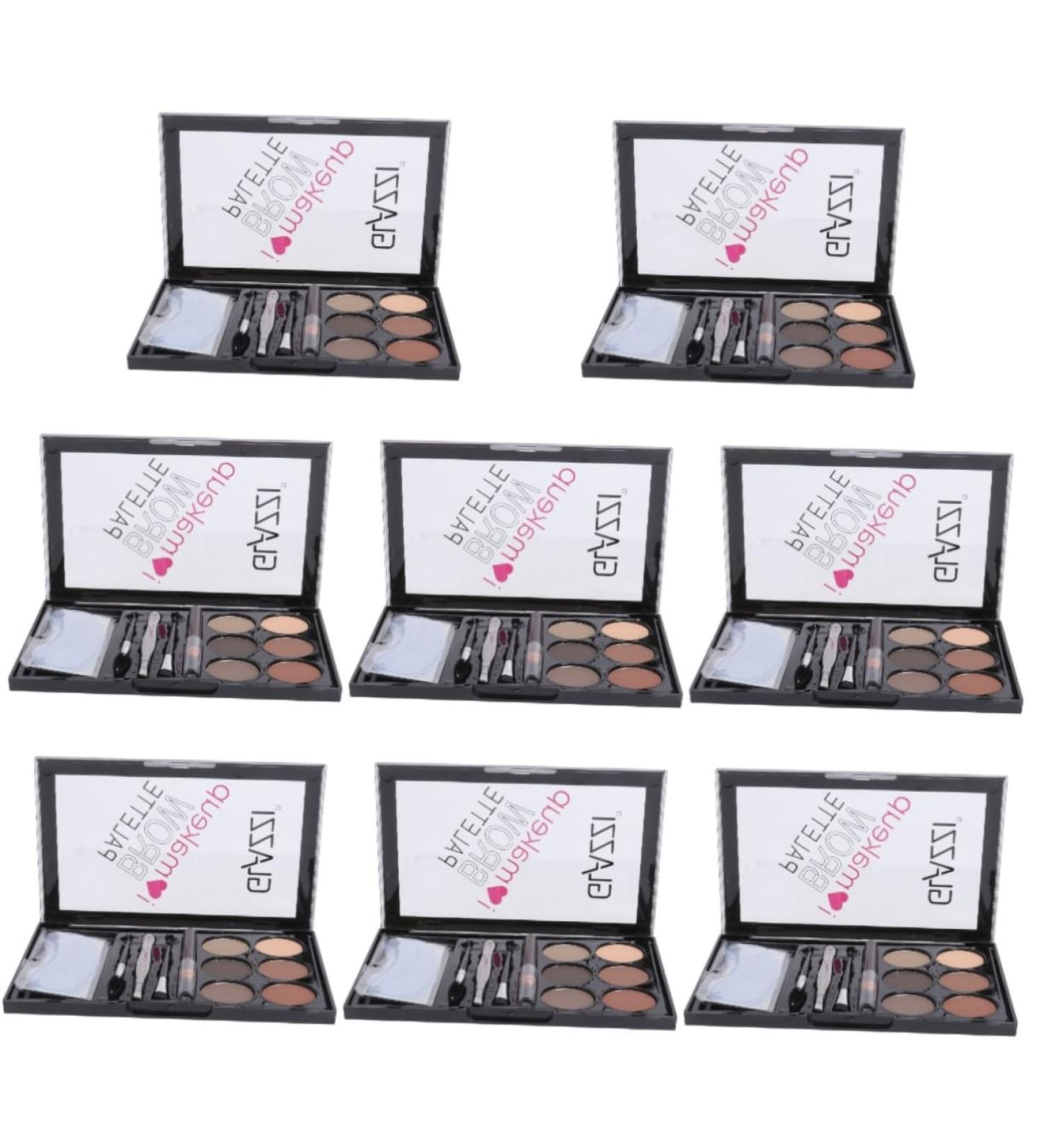 Didiseaon 8 Sets Eyebrow Powder Set Flash Suit Makeup Brow Brush Eyebrow Pencil Eyebrow Stickers - Buy Online on GoSupps.com