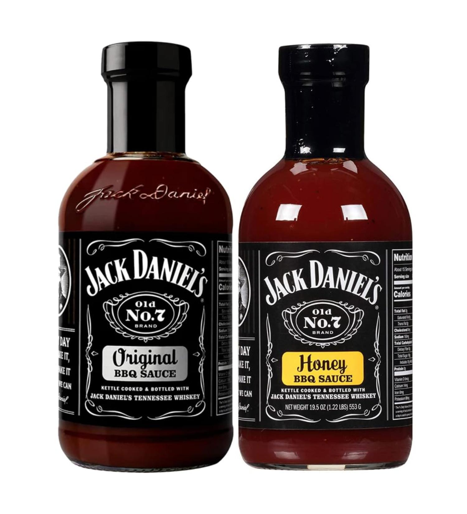BBQ Sauce Bundle with Jack Daniel's Original BBQ Sauce 553g and Jack Daniels Honey BBQ Sauce 553g (2 Pack) - Buy Online on GoSupps.com