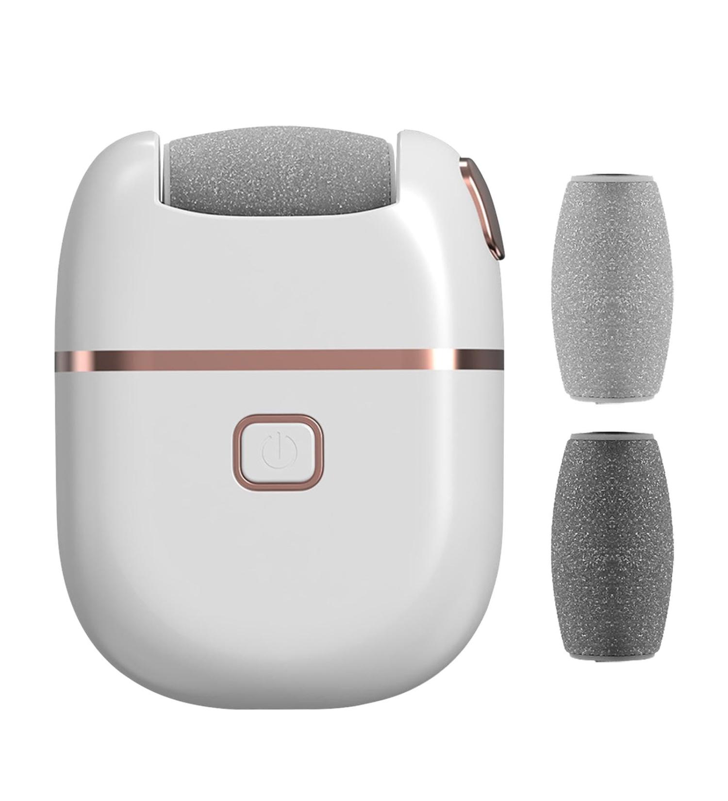 Toseky Electric Foot Scrubber File Rechargeable Foot File with 2 Adjustable Speed Professional Foot Care Pedicure Kits for Home Nail Technicians and Individuals White - Buy Online on GoSupps.com
