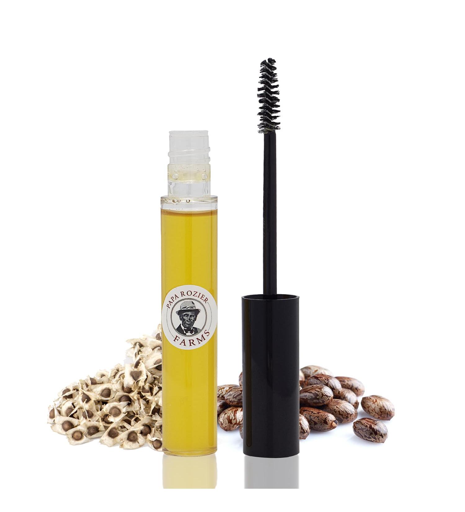 Papa Rozier Farms All-Natural Eyelash & Brow Growth Serum - Boost Growth with Castor Moringa & Rosemary Oils - Buy Online on GoSupps.com