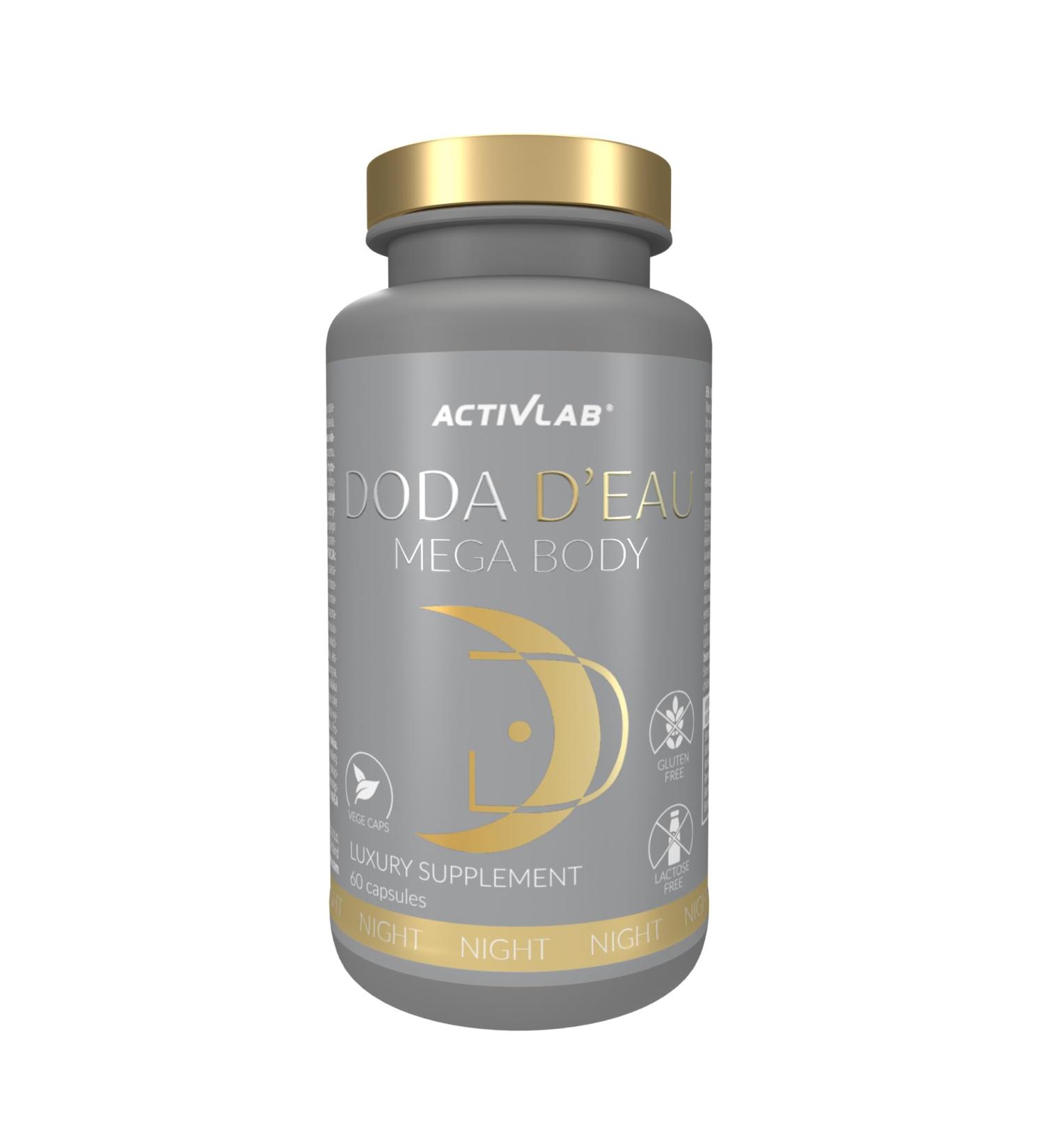 Activlab DODA D'eau Mega Body 60 Capsules | Anti-Aging & Gut Health | Licorice & Papaya Leaf Extract | Astaxanthin & Sea Buckthorn - Buy Online on GoSupps.com