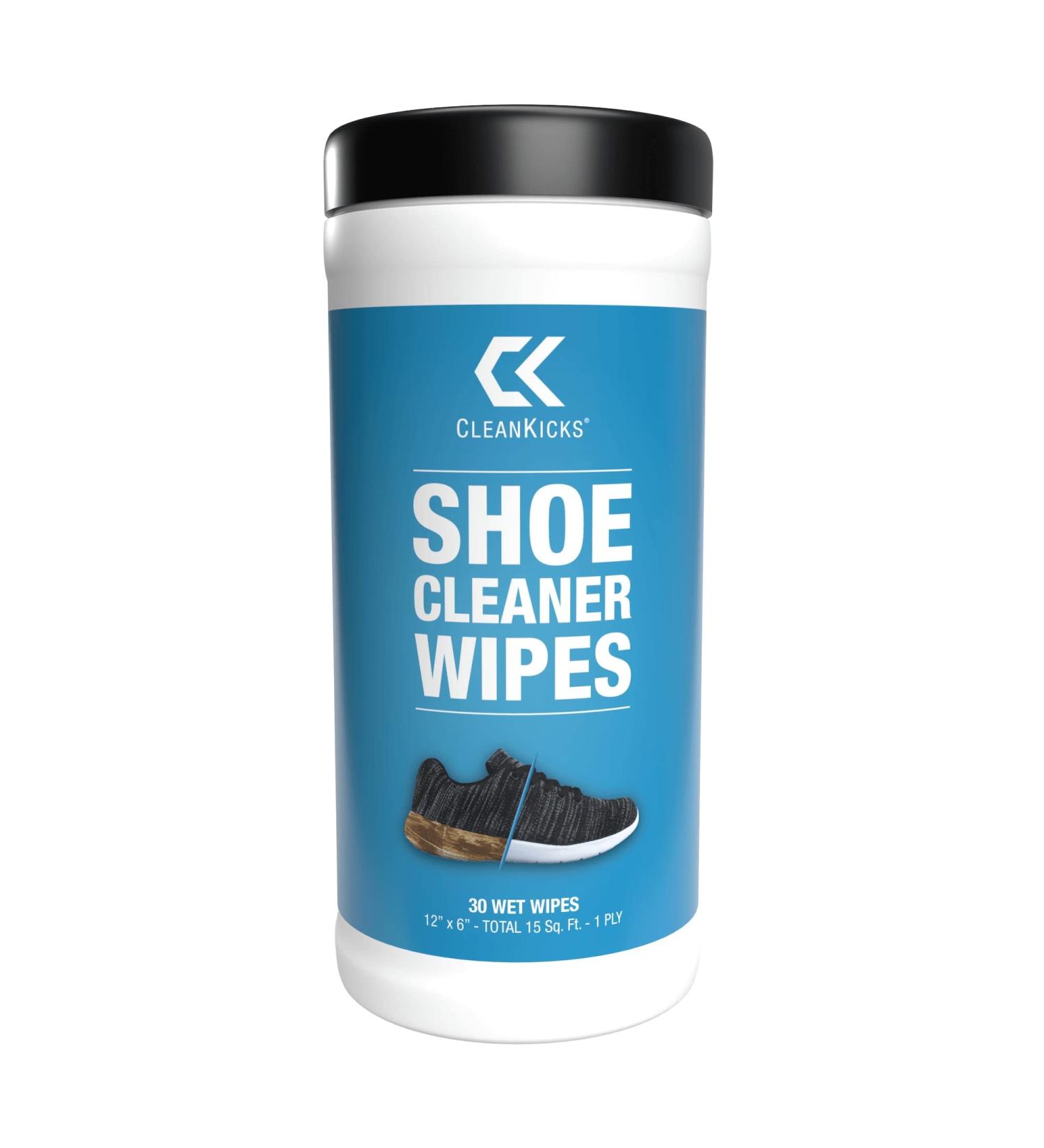 CleanKicks Shoe Cleaner Wipes - 30 Count - Remove Scuffs and Dirt Buildup - Buy Online on GoSupps.com