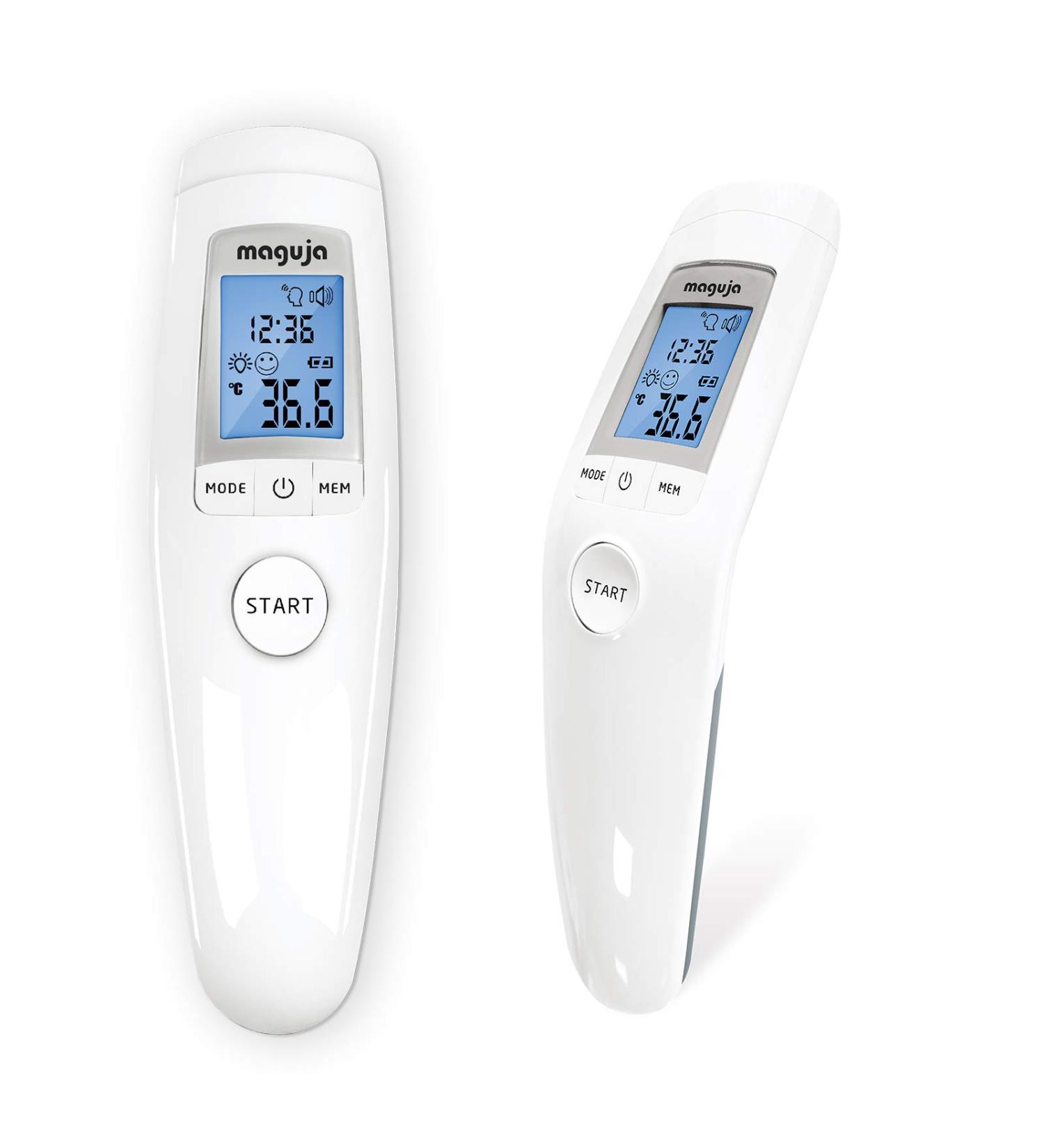 Buy Maguja Touchless Digital Infrared Forehead Thermometer - 3 in 1 LCD Display Fever Alarm & Memory Function for Adults Kids & Babies - Fast International Shipping - Buy Online on GoSupps.com