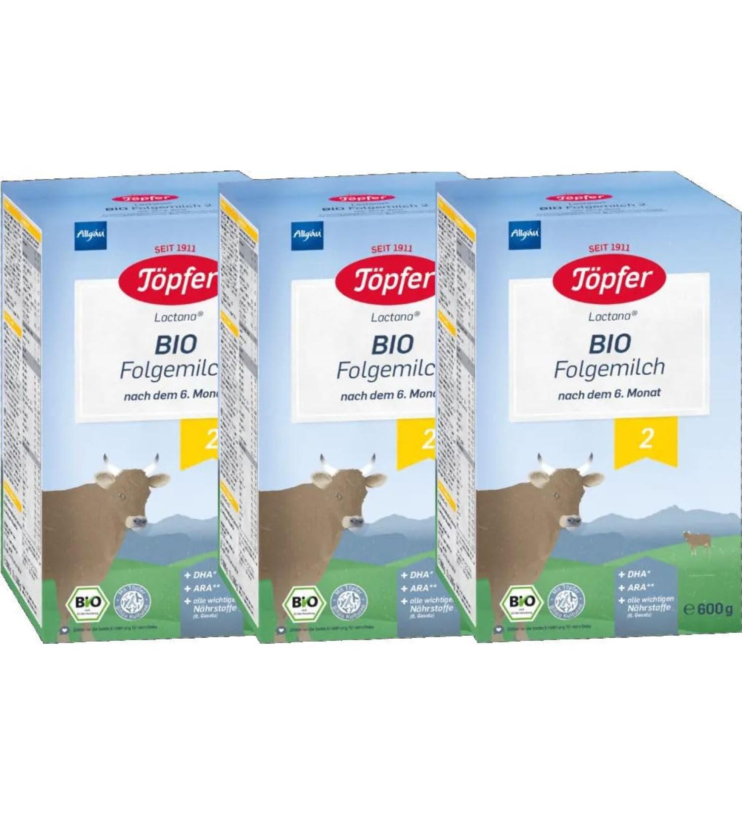 T pfer Bio Lactana 2 Follow-on Milk 3 x 600g (pack of 3)