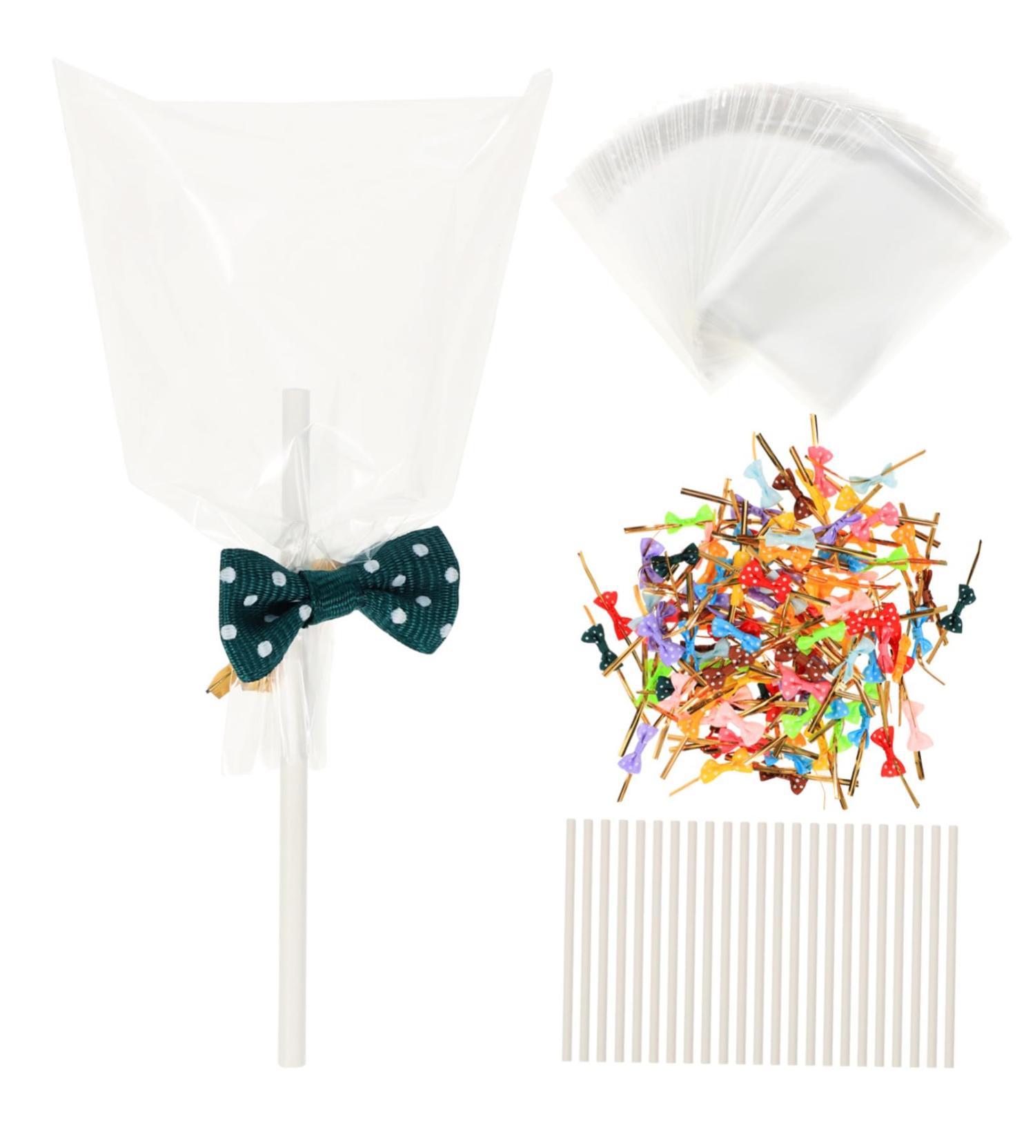 Alipis 1 Set Lollipop Packaging Storage Bags Transparent Bags Party Chocolate Pouches Manual Container Assorted Color2 17X13CM - Buy Online on GoSupps.com