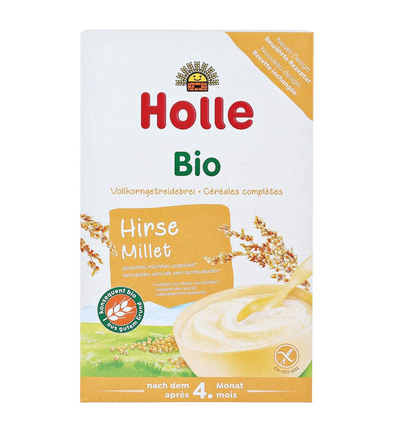 Holle Bio Millet 250g - Organic Gluten-Free Grain for Healthy Eating | International Shipping Available - Buy Online on GoSupps.com