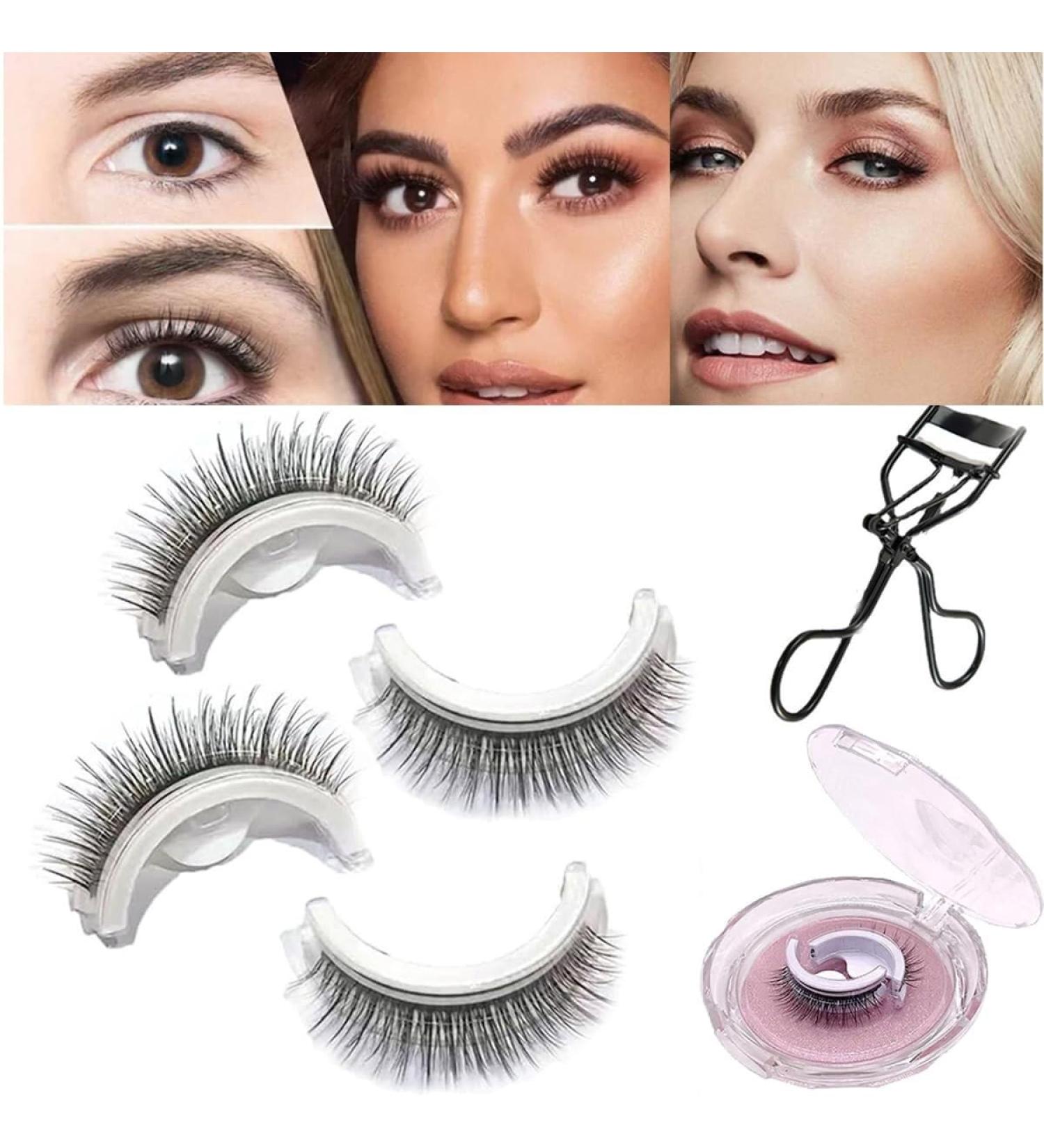 Accurateg Reusable Self Adhesive Eyelashes - Waterproof Natural Look | Buy Accurate Magnetic Eyelashes (3pc Mix) Online - Buy Online on GoSupps.com