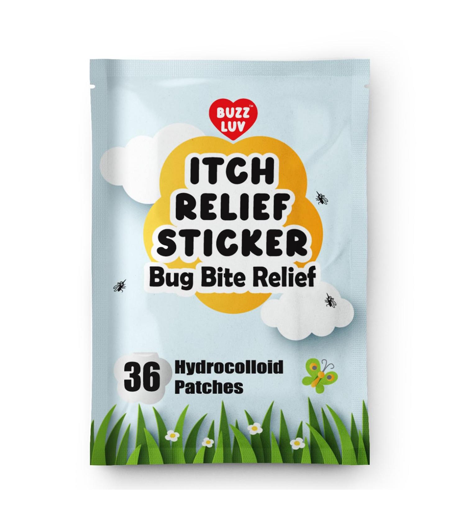 Itch Relief Patches for Kids - 36 Hydrocolloid Anti-Itch Stickers | Fast Bite Relief & Swelling Reduction | Chemical-Free Summer Travel Essentials for Outdoor Adventures - Buy Online on GoSupps.com