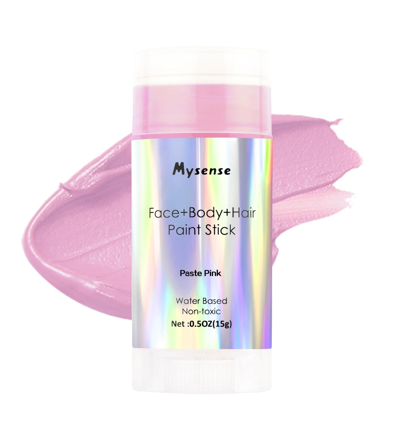 Pastel Pink Water-Based Body and Hair Paint Stick - Non-Toxic & Washable - 0.5oz (15g) - Buy Online on GoSupps.com