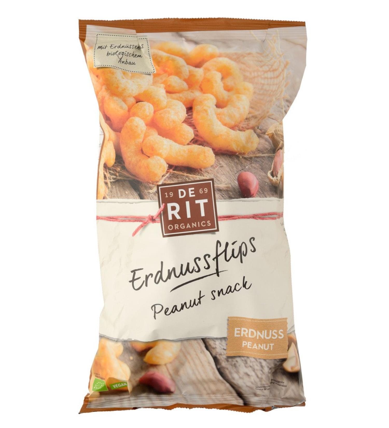 De rit peanut flips (125 g) - organic