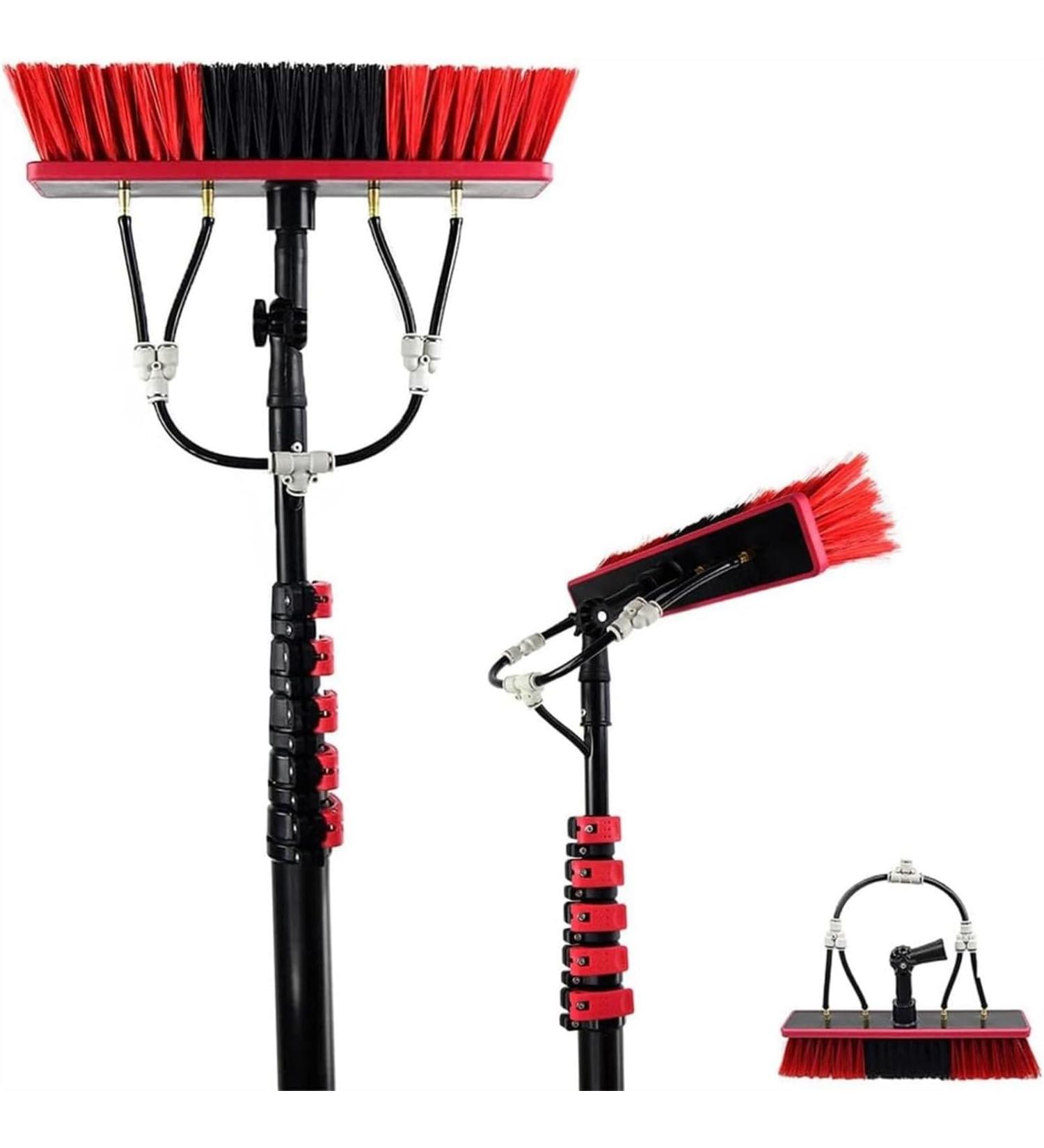 Telescopic Brush Window Cleaning Pole Water Fed Telescopic Brush Extendable Cleaner Extendable Extended Extension Brush Squeegee Equipmen (Color : 50cm Size : 3.6M) (30cm 5.4M) - Buy Online on GoSupps.com