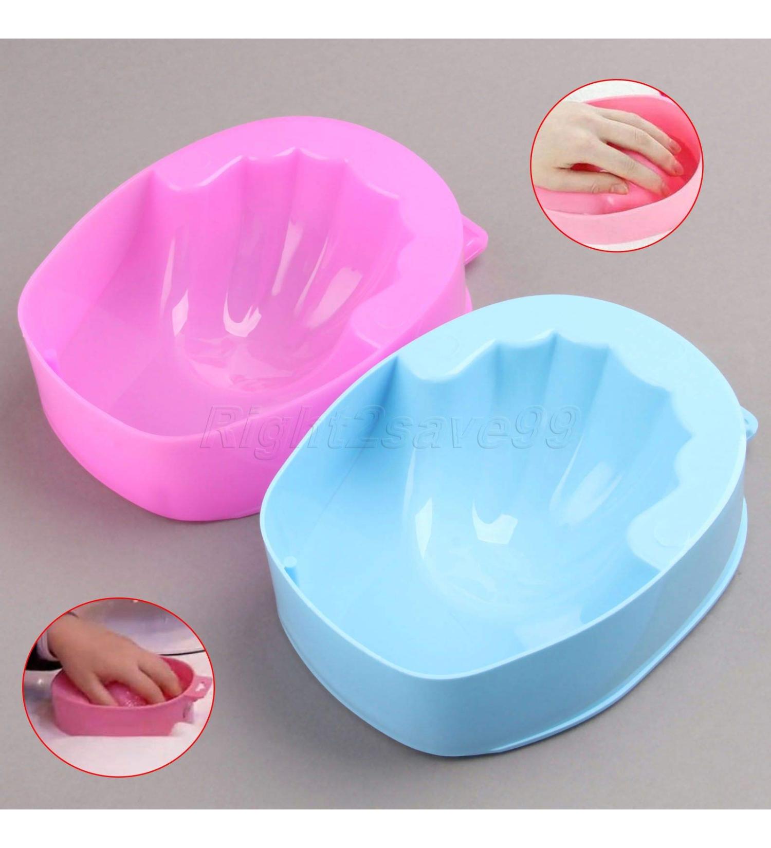 2017 New Nail Art Soak Bowl Nail Art Hand Wash Remover Soak Bowl DIY Salon Nail Spa Bath Treatment Manicure Tools - Buy Online on GoSupps.com
