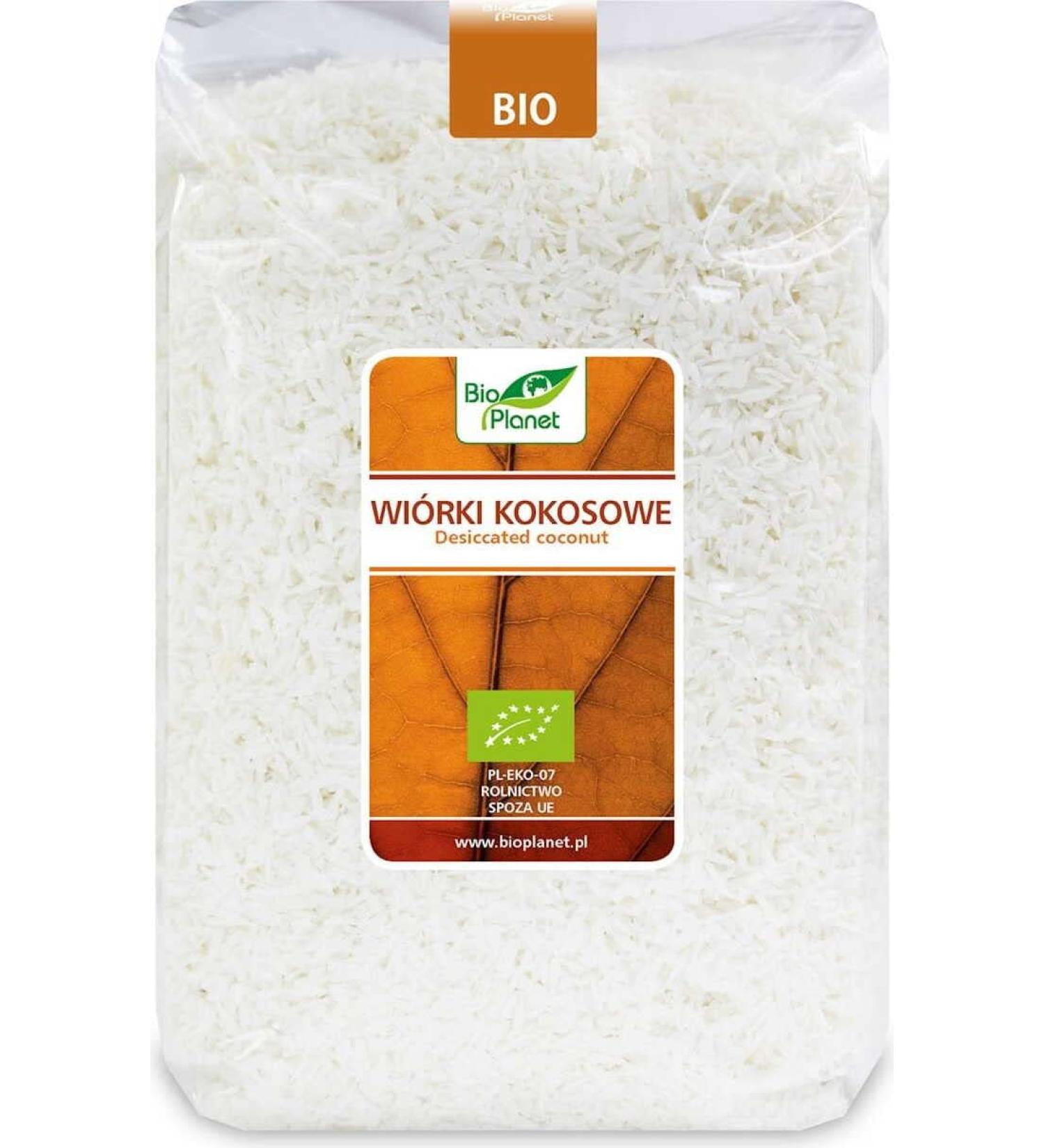Organic coconut flakes 1 kg - BIO PLANET