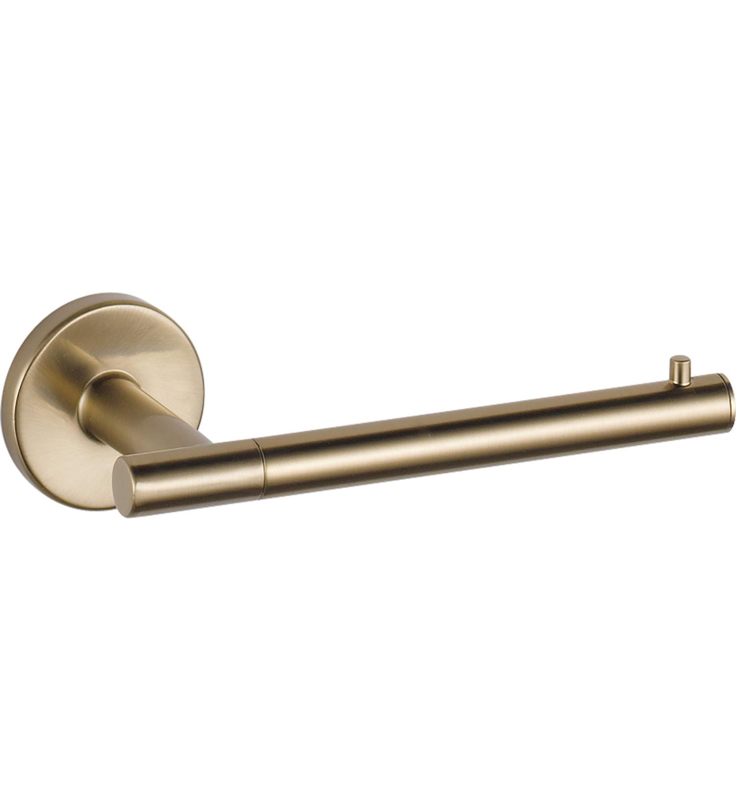 Delta Faucet 75950-CZ Trinsic Toilet Paper Holder  3.31 x 7.00 x 3.31 Inches  Champagne Bronze Toilet Paper Holder Champagne Bronze - Buy Online on GoSupps.com