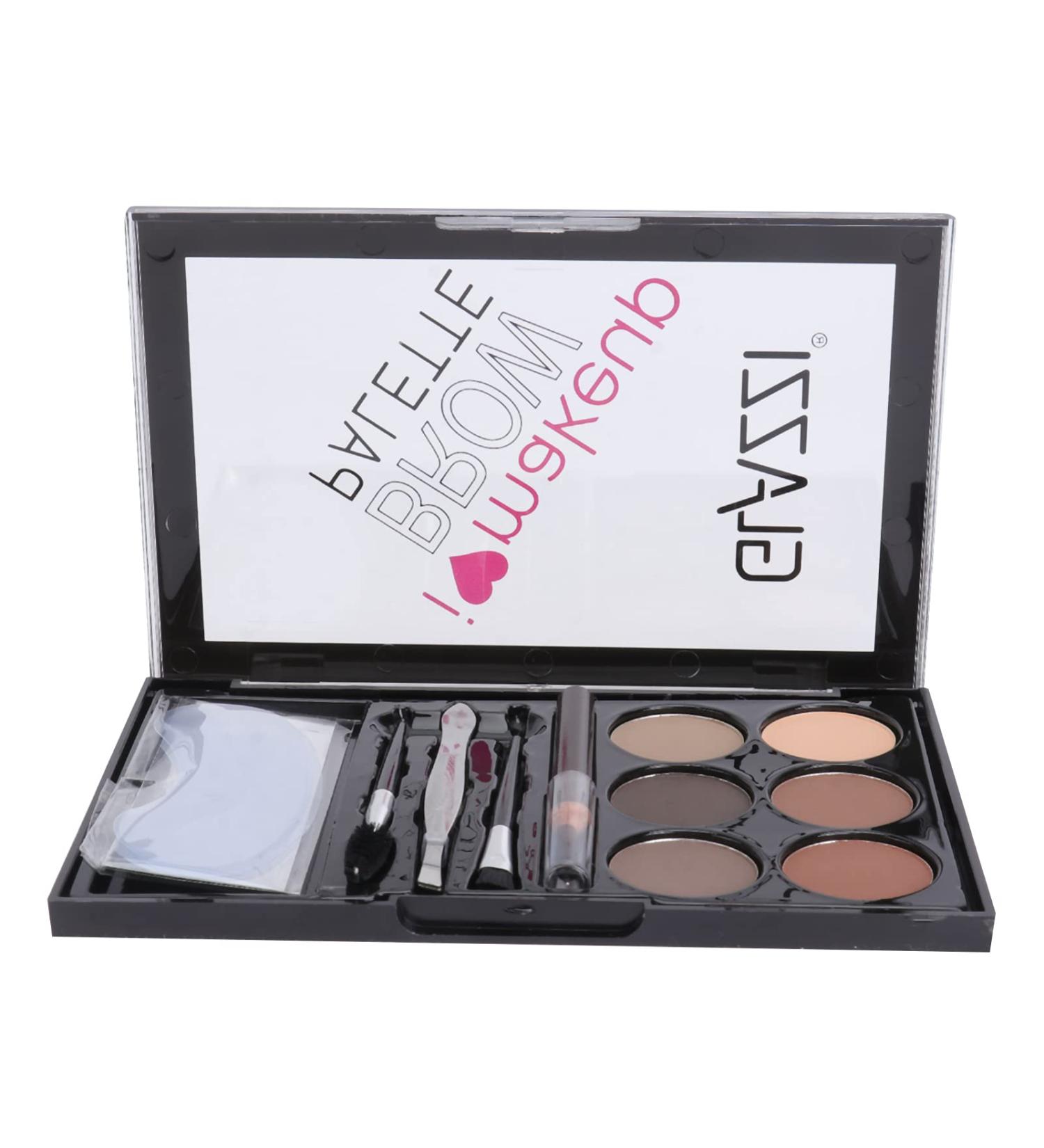 VINTORKY 1 Set Eyebrow Powder Set Waterproof Pigmented Matte Eye Shadow Makeup Flash Suit Makeup Supply Abs 1 count (Pack of 1) As Shown - Buy Online on GoSupps.com