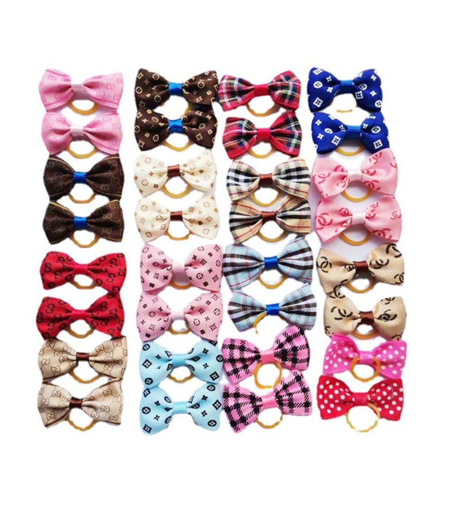 Lumoony 12PCs Dog Hair Loops - Strong Rubber Bands for Pets | Dog Accessories in Mixed Colors - Buy Online on GoSupps.com