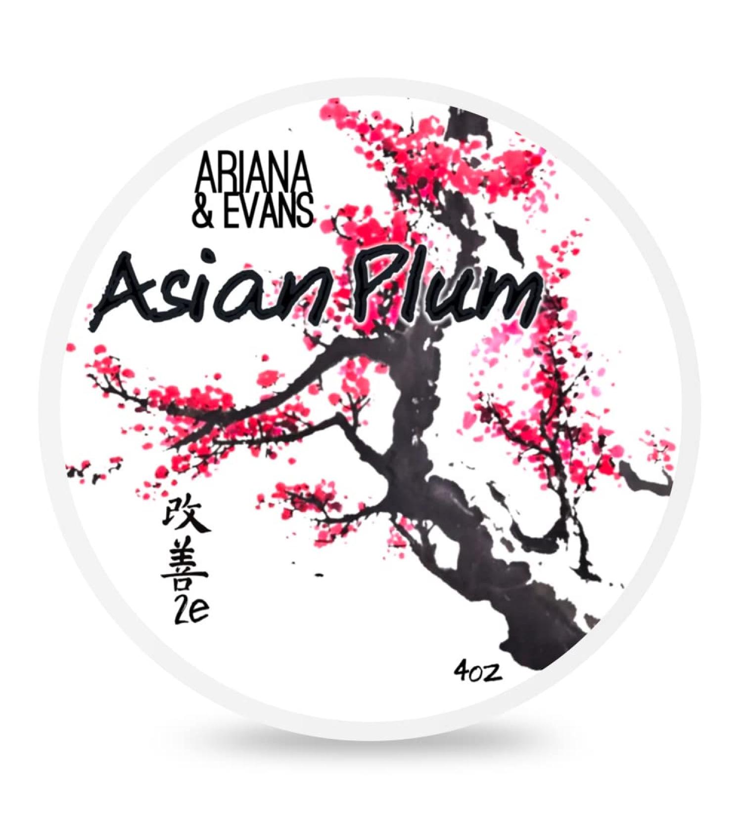 Ariana & Evans Shaving Soap Asian Plum