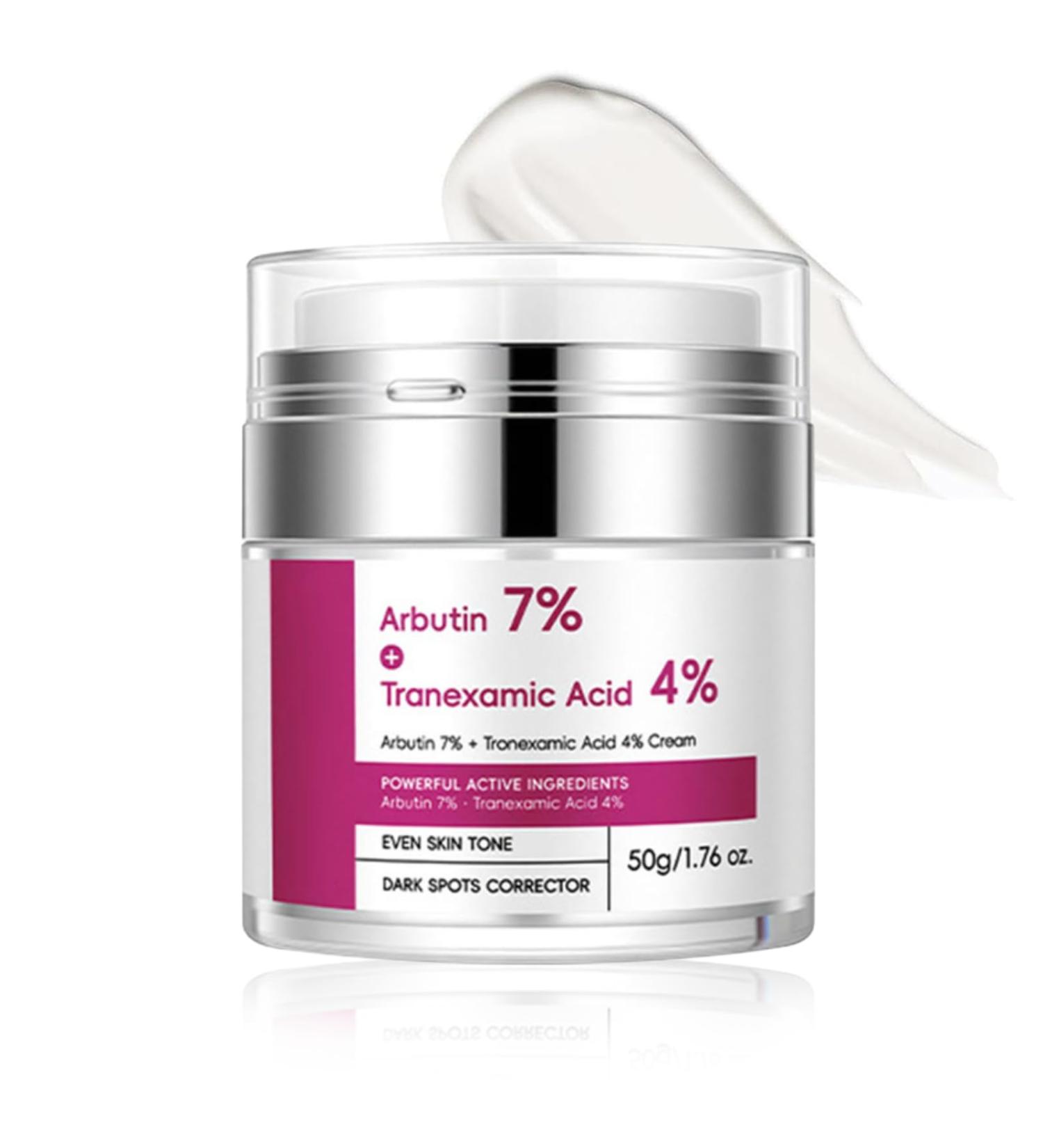 Alpha arbutin 7 tranexamic acid 4 Cream Creme Eclaircissante Peau Noir Puissant Niacinamide glutathion taches brunes taches de rousseur imperfections pigmentation soins de la peau cor ens - Buy Online on GoSupps.com
