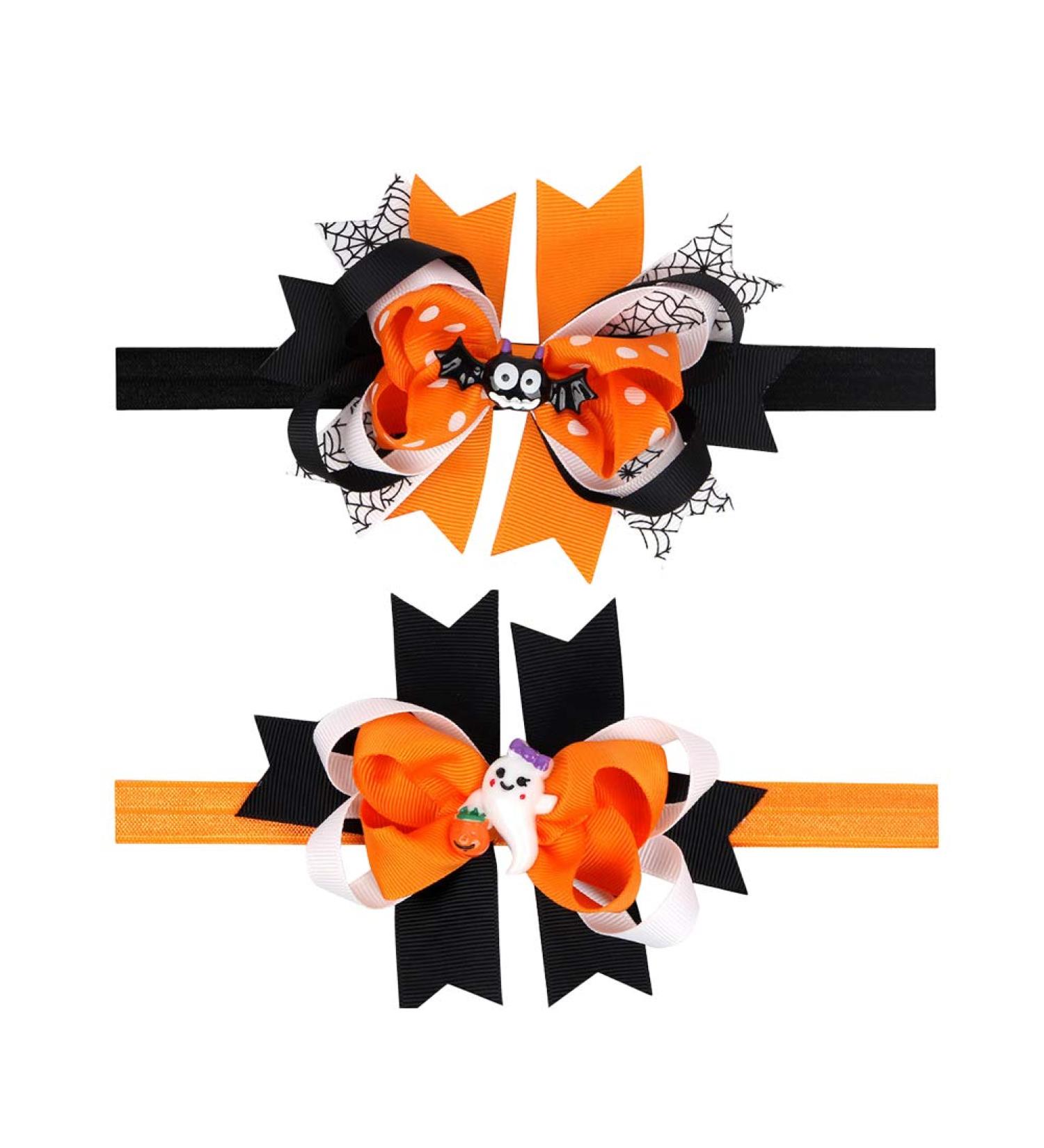 Lurrose Baby Girls Halloween Headbands - 2pcs Bowknot Hair Accessories for Kids - International Shipping Available - Buy Online on GoSupps.com