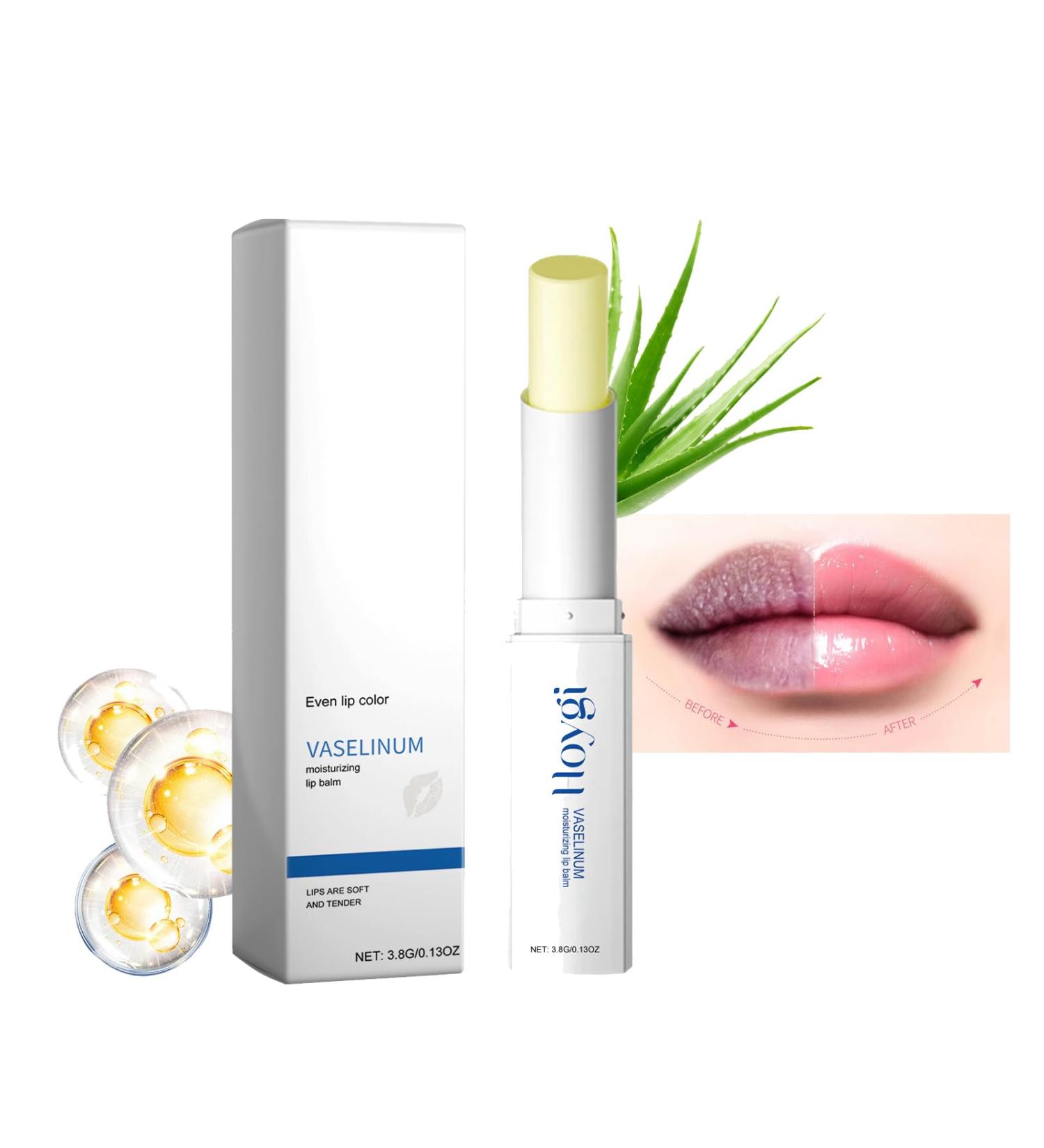 Lip Lightening For Dark Lips Aloe Vera Lip Balm Lips Pink Bleaching Cream Balm Moisturizing Lip Balm Whitening & Brightening Remove Dark Lips 3g - Buy Online on GoSupps.com